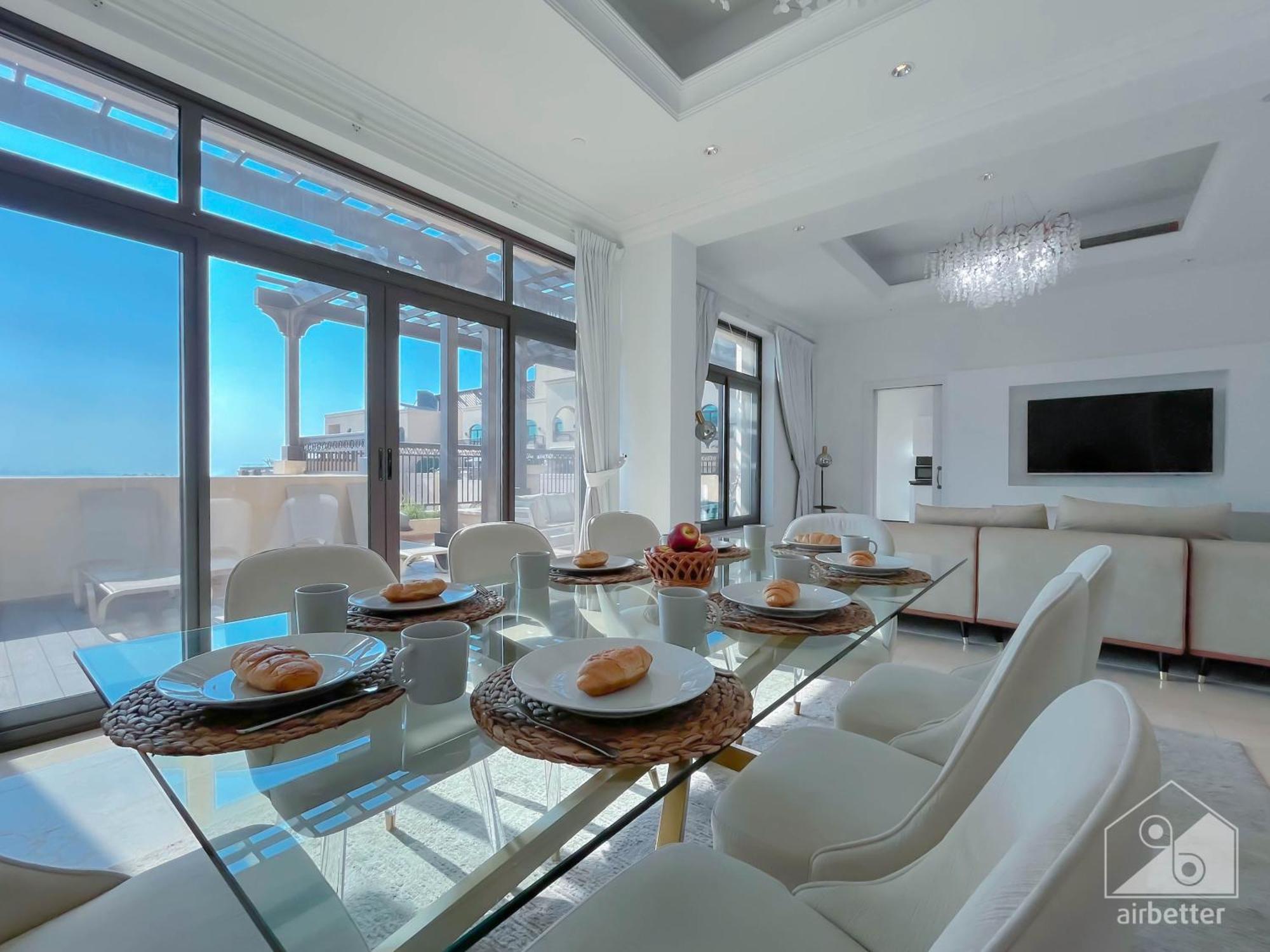 Fairmont Luxury Penthouse Private Gym & Pool Daire Dubai