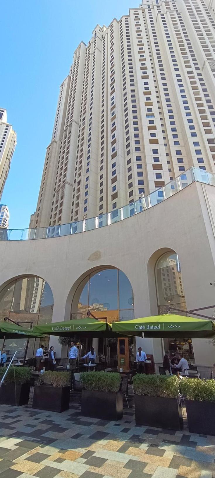 Daire Ocean View Studio Marina Jbr 6 Min To The Beach *
