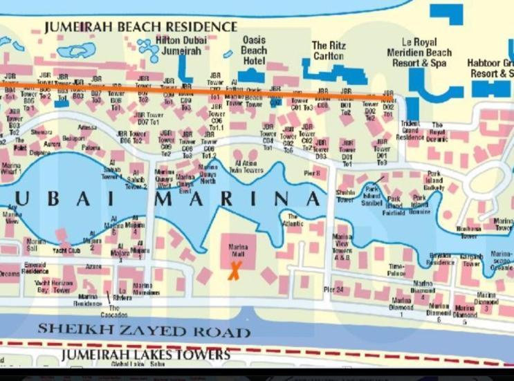 Apartment Ocean View Studio Marina Jbr 6 Min To The Beach