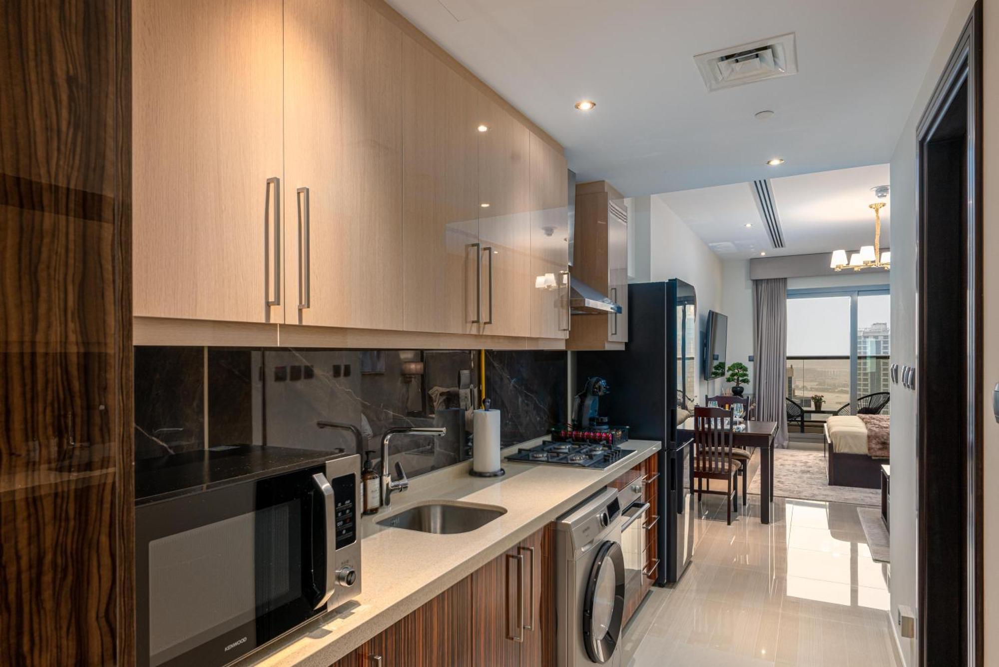 Apartamento Modern Downtown Studio, Burj View From Pool