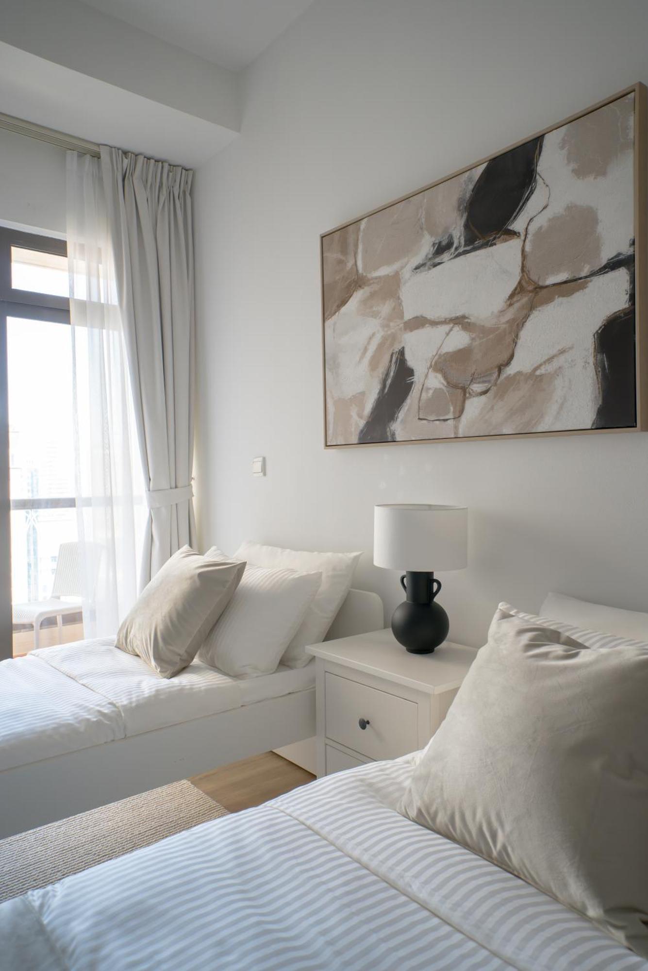Apartment Gma Amwaj 2br Sea View High Floor *