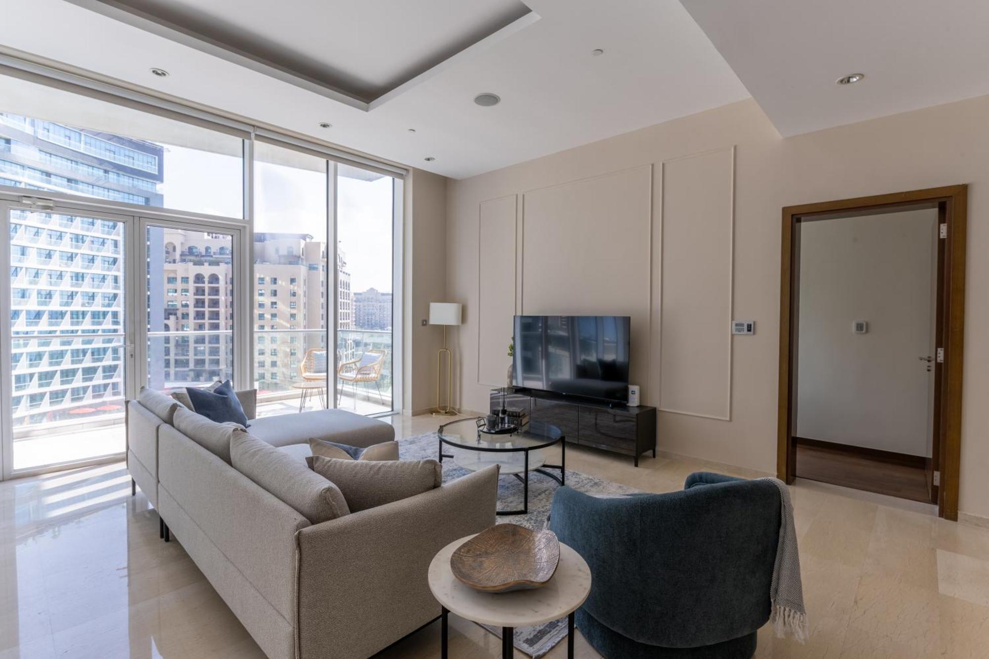 Oceana Residences - Palm Jumeirah - 3Br - Sea View - Beach Access Apartamento