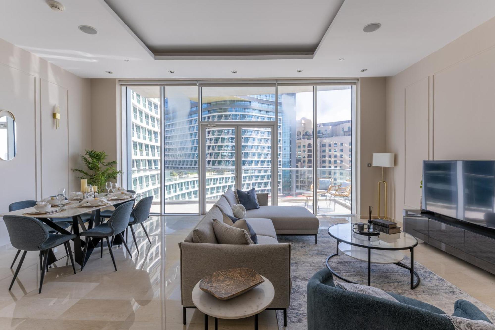 Apartamento Oceana Residences - Palm Jumeirah - 3Br - Sea View - Beach Access Dubai