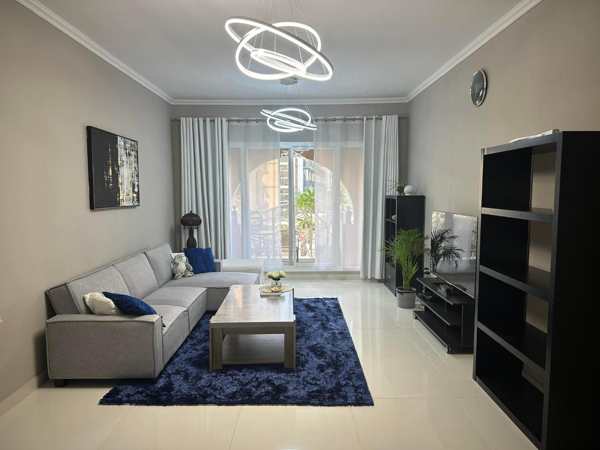 Spacious Jvc Apartment: Family-friendly With Pool & Wellness Amenities