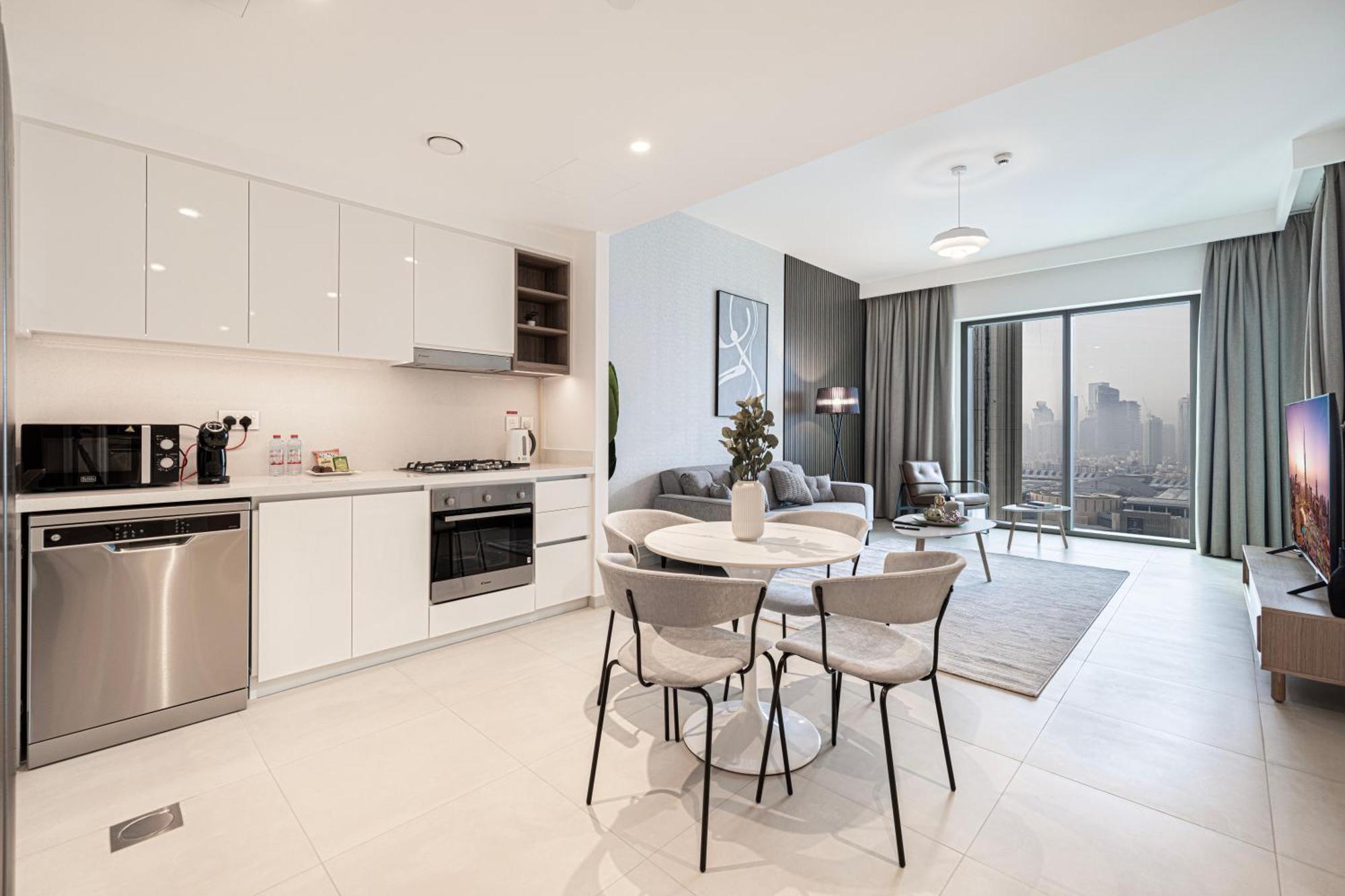 Apartment Smartstay At Downtown Views - Burj Khalifa View - Brand New Luxury *
