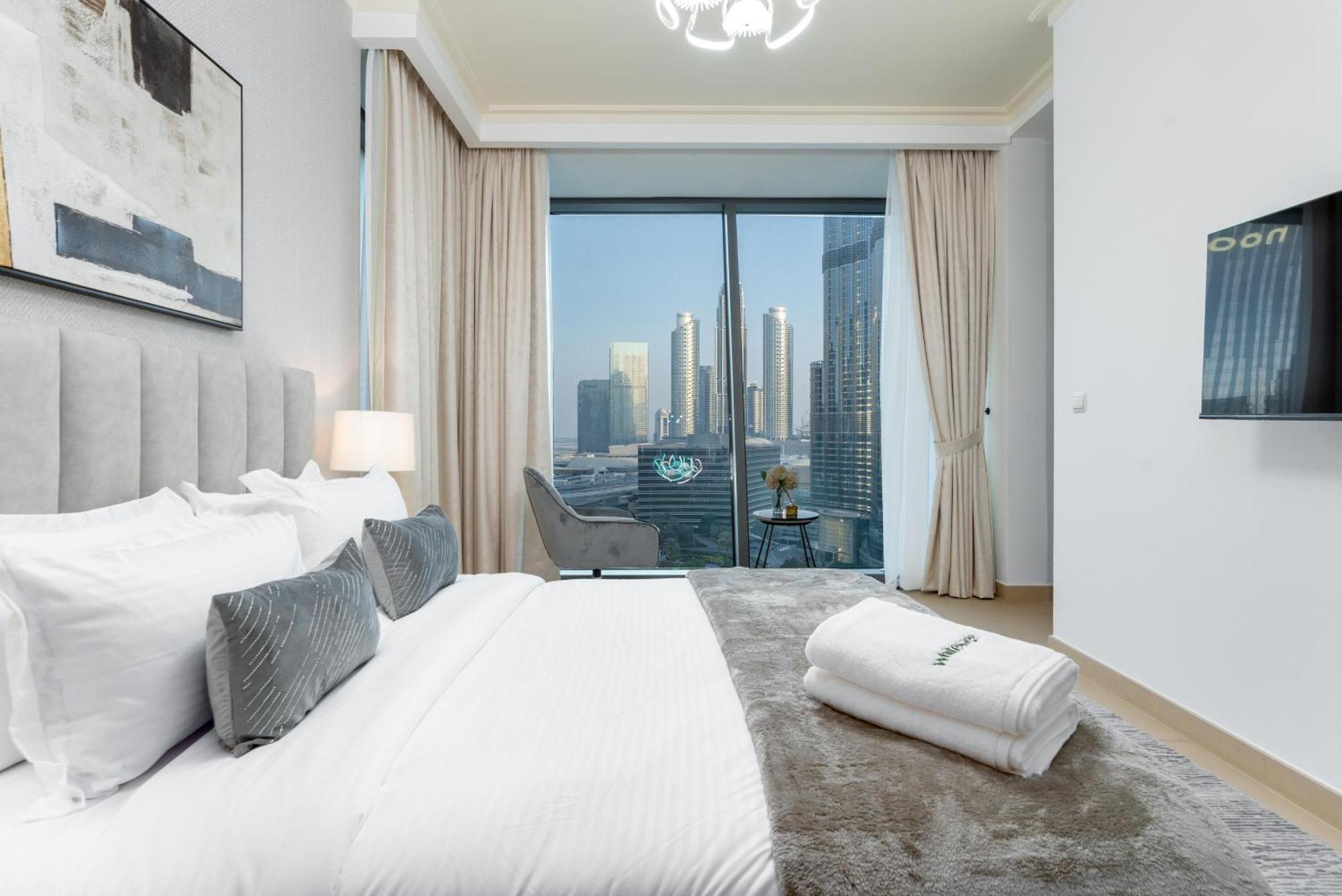 Apartment Whitesage - Unbeatable Views Of Burj Khalifa In This Huge 3br