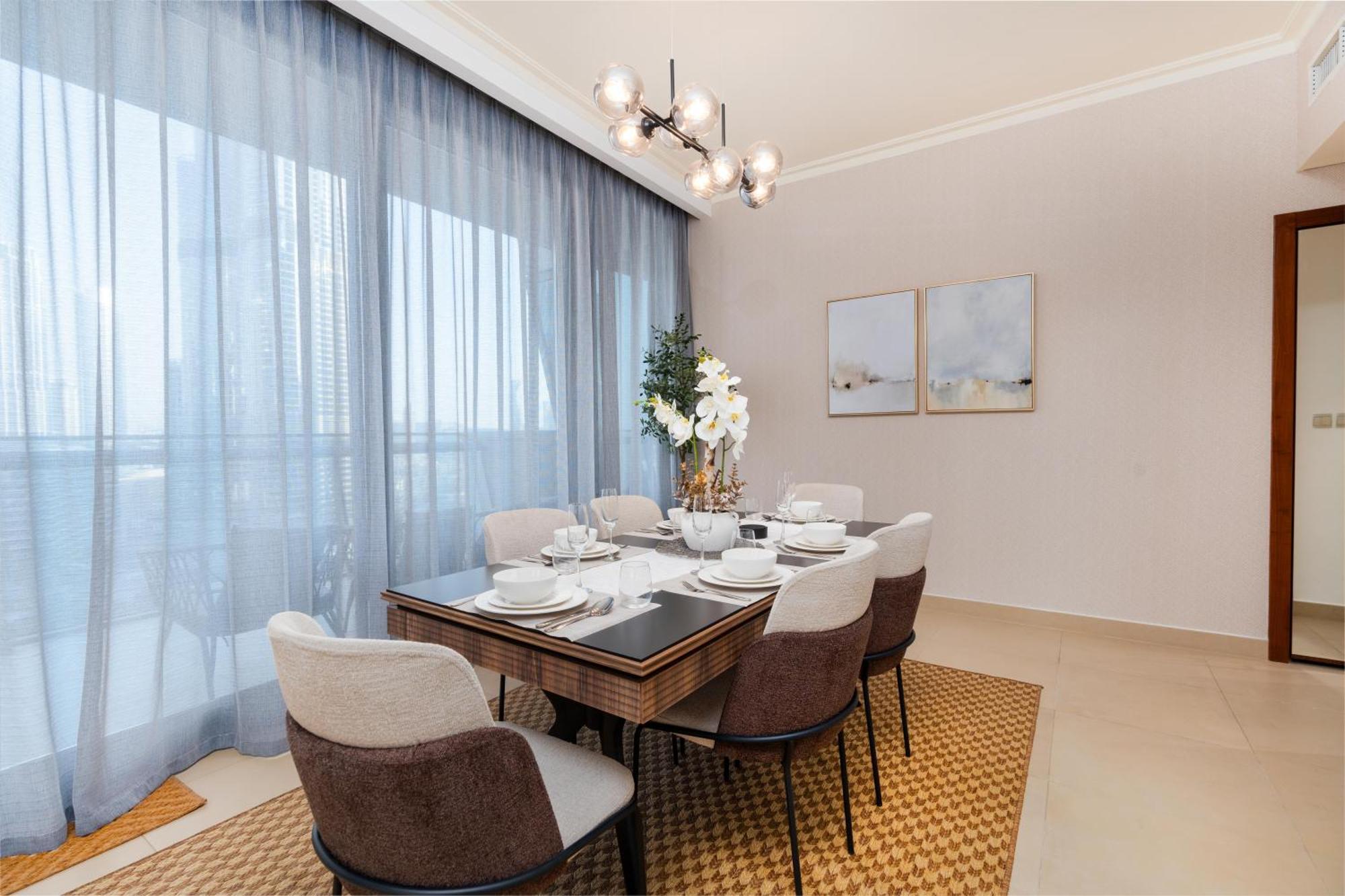 Apartment Whitesage - Unbeatable Views Of Burj Khalifa In This Huge 3br