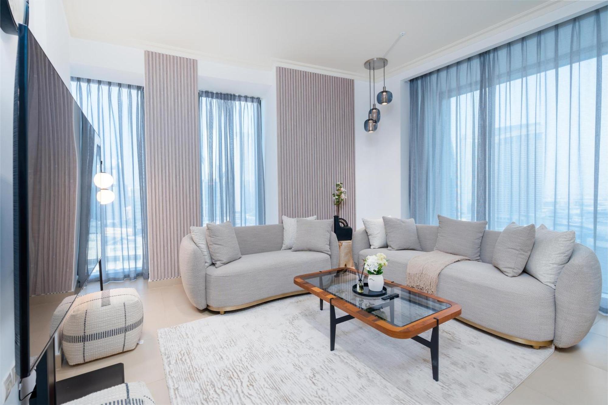 Apartment Whitesage - Unbeatable Views Of Burj Khalifa In This Huge 3br Dubai