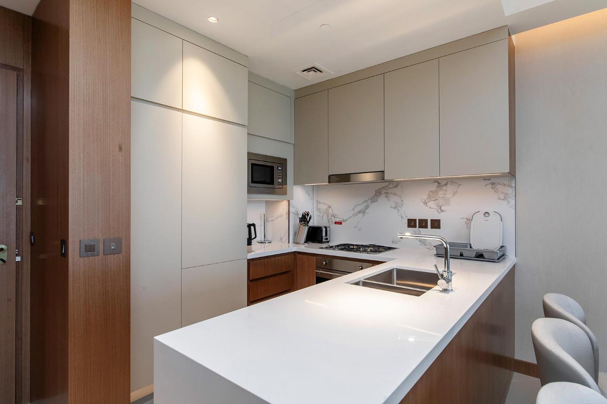 Apartment Deluxe 2br With Full Burj Khalifa And Fountain View
