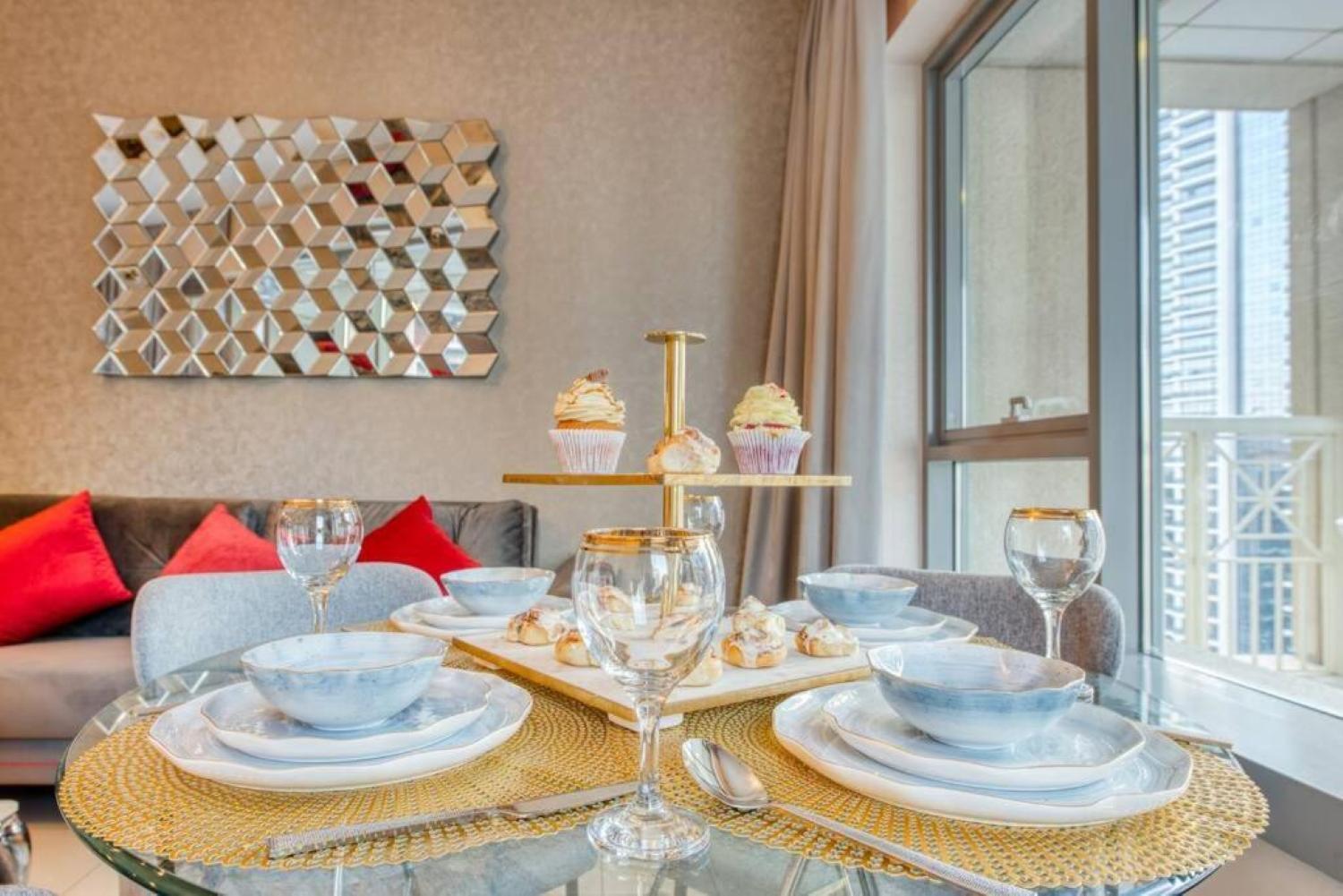 Daire Bellavista - Magnificent - 3br - 29 Boulevard - Partial Burj Khalifa & Fountain Views