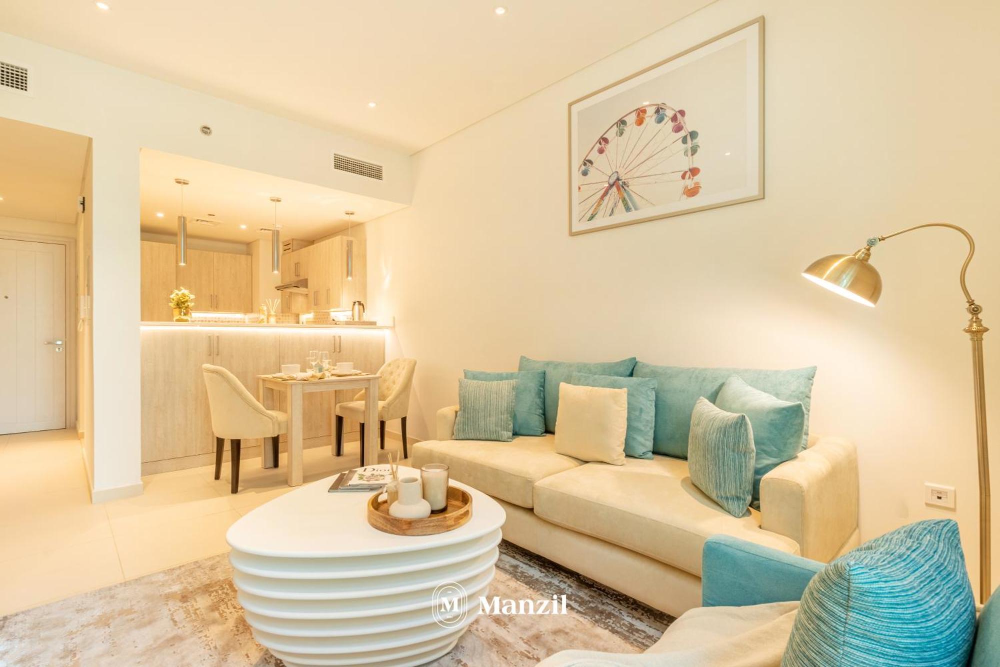 Apartment Manzil - 1br In Seven Palm With Infinity Pool & Private Access