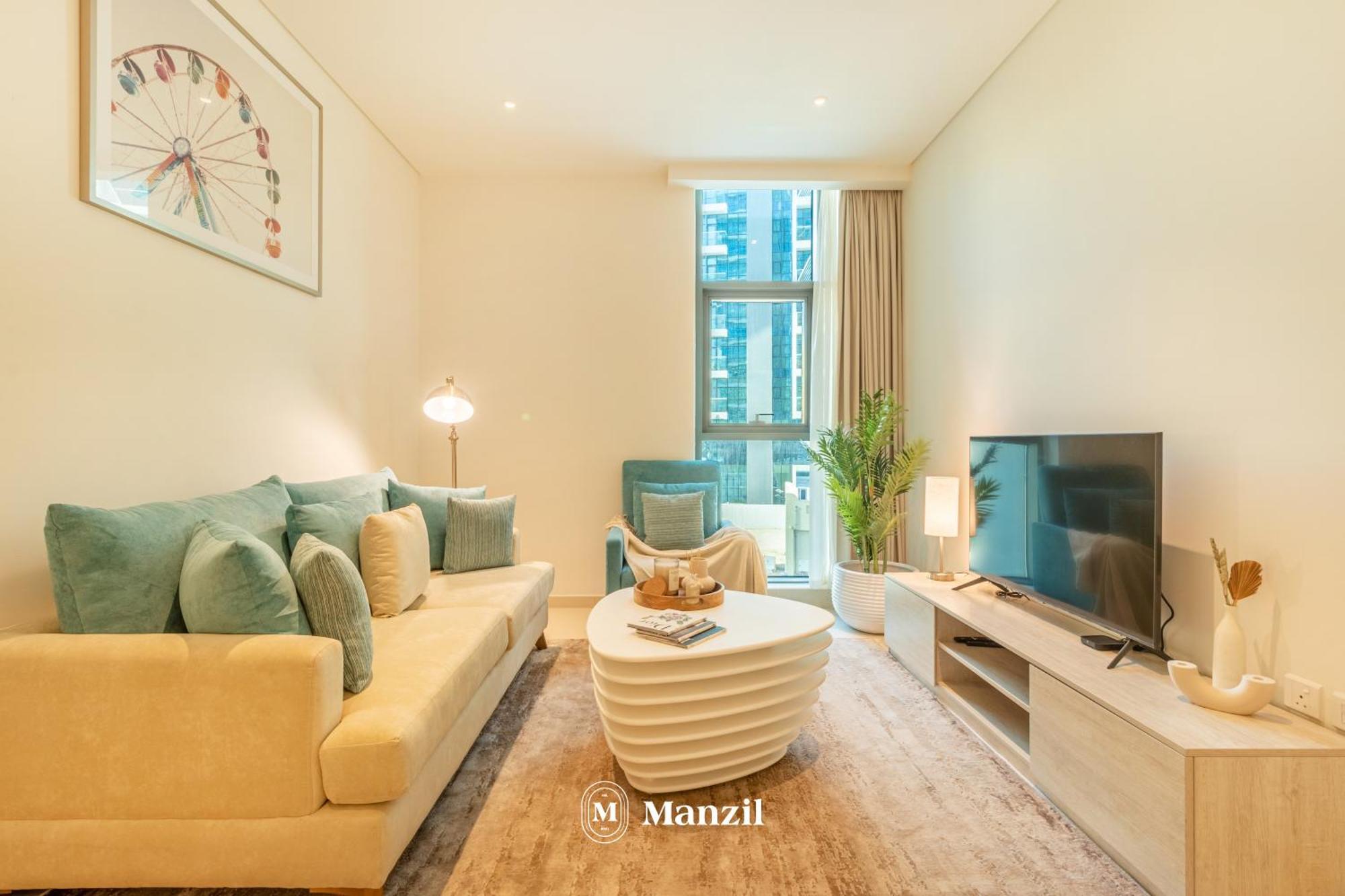 Apartment Manzil - 1br In Seven Palm With Infinity Pool & Private Access