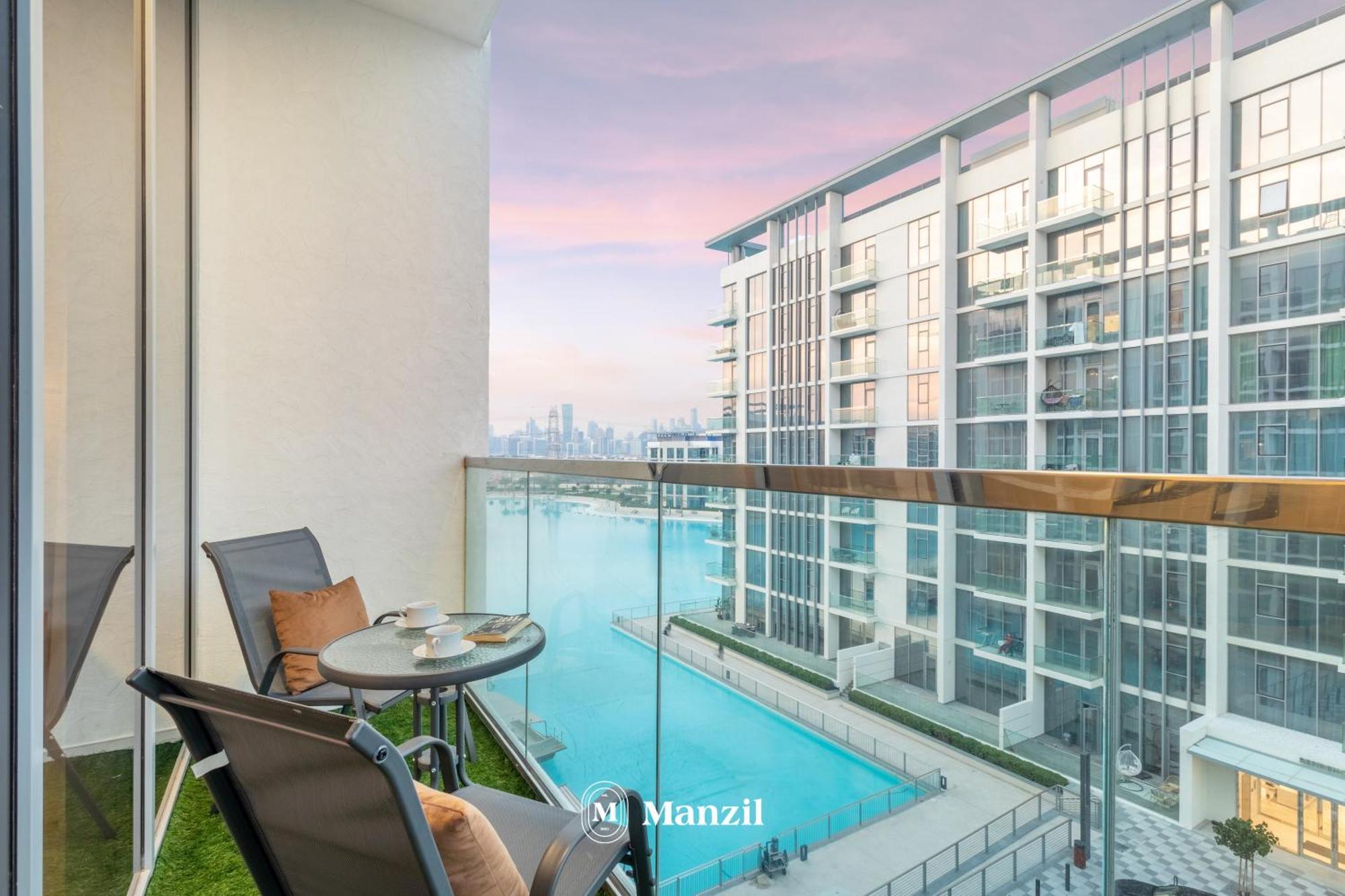 Apartment Manzil - 1br In District One Residences With & Lagoon Access *