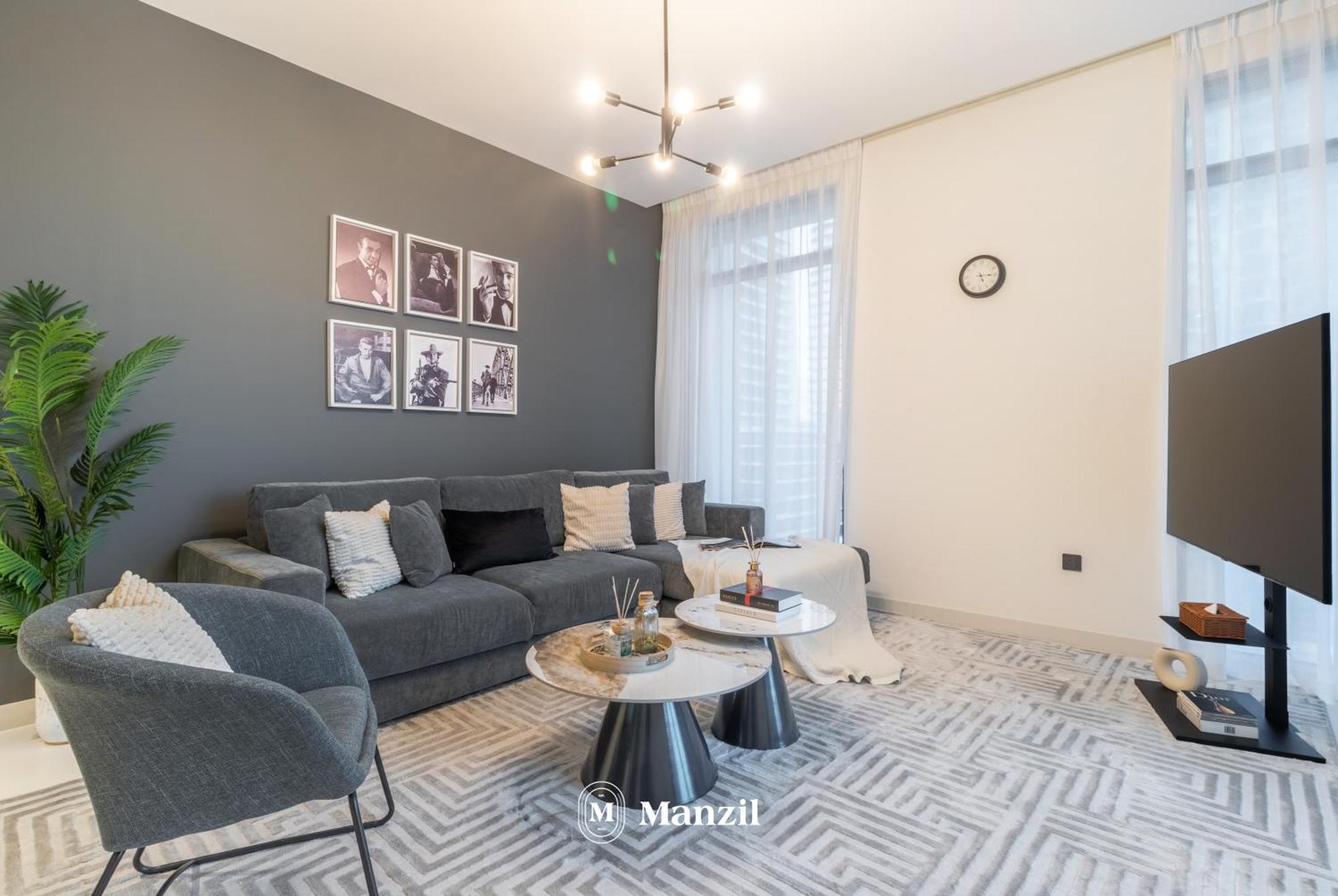 Manzil - 2br In Emaar Beach Front With Sea View *