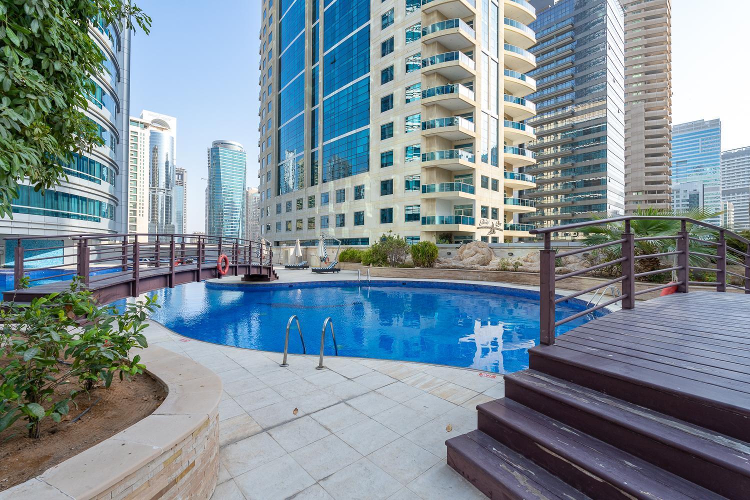 Heaven Crest Marina - 4 Bedroom With Marina View Near Jbr Beach, Free Parking, Wi-fi, Gym And Pool