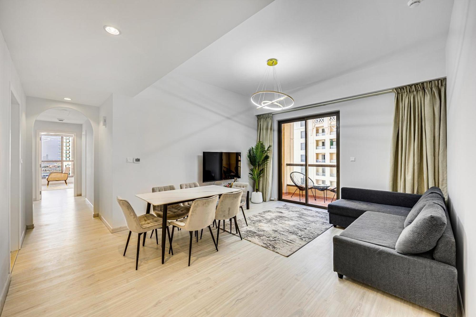 Jbr 3 Bedroom With Fantastic Ocean View Apartamento *