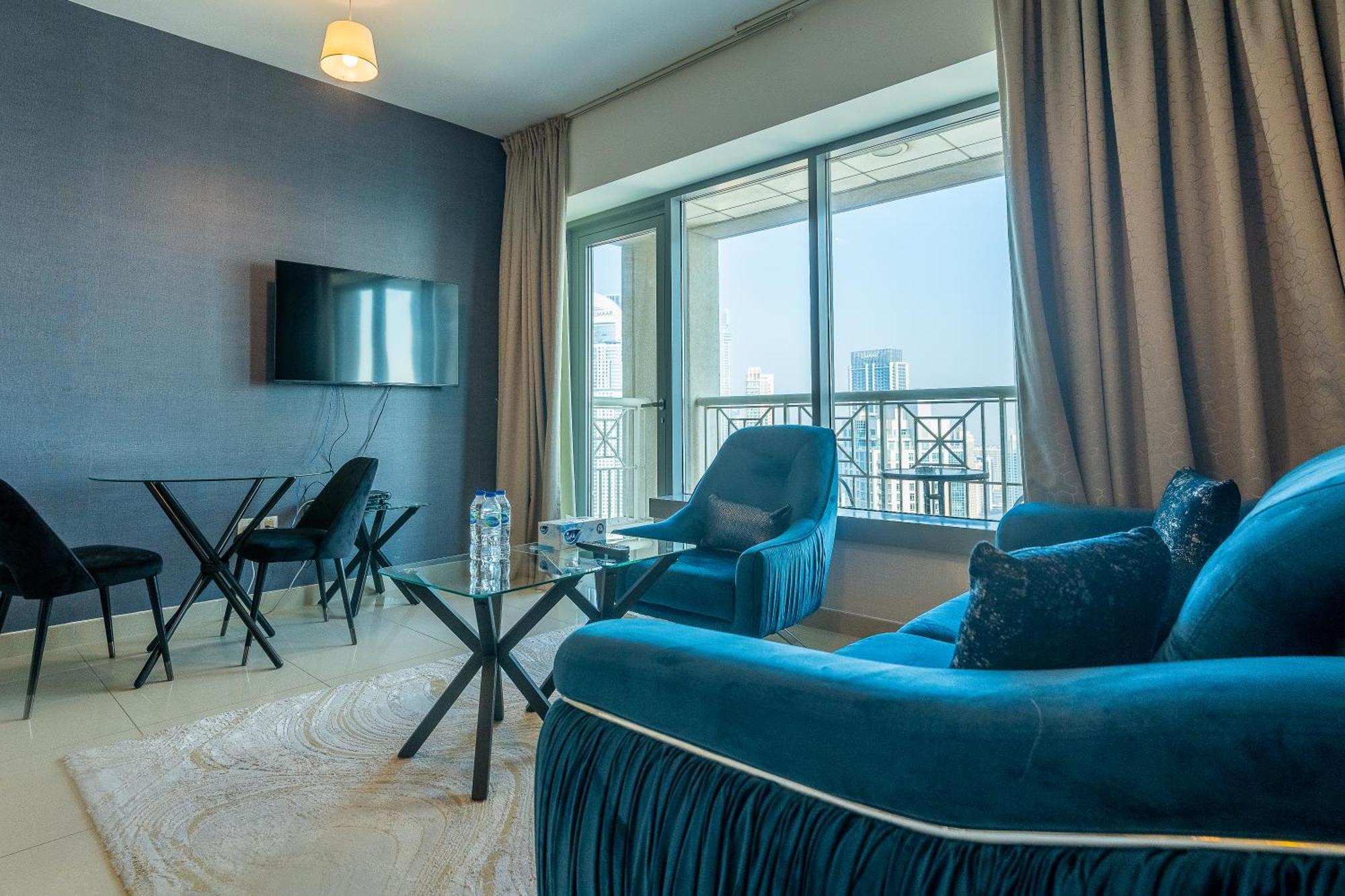 Daire Bellavista - High Floor - 1br 29 Boulevard - Burj Khalifa & Fountain View *