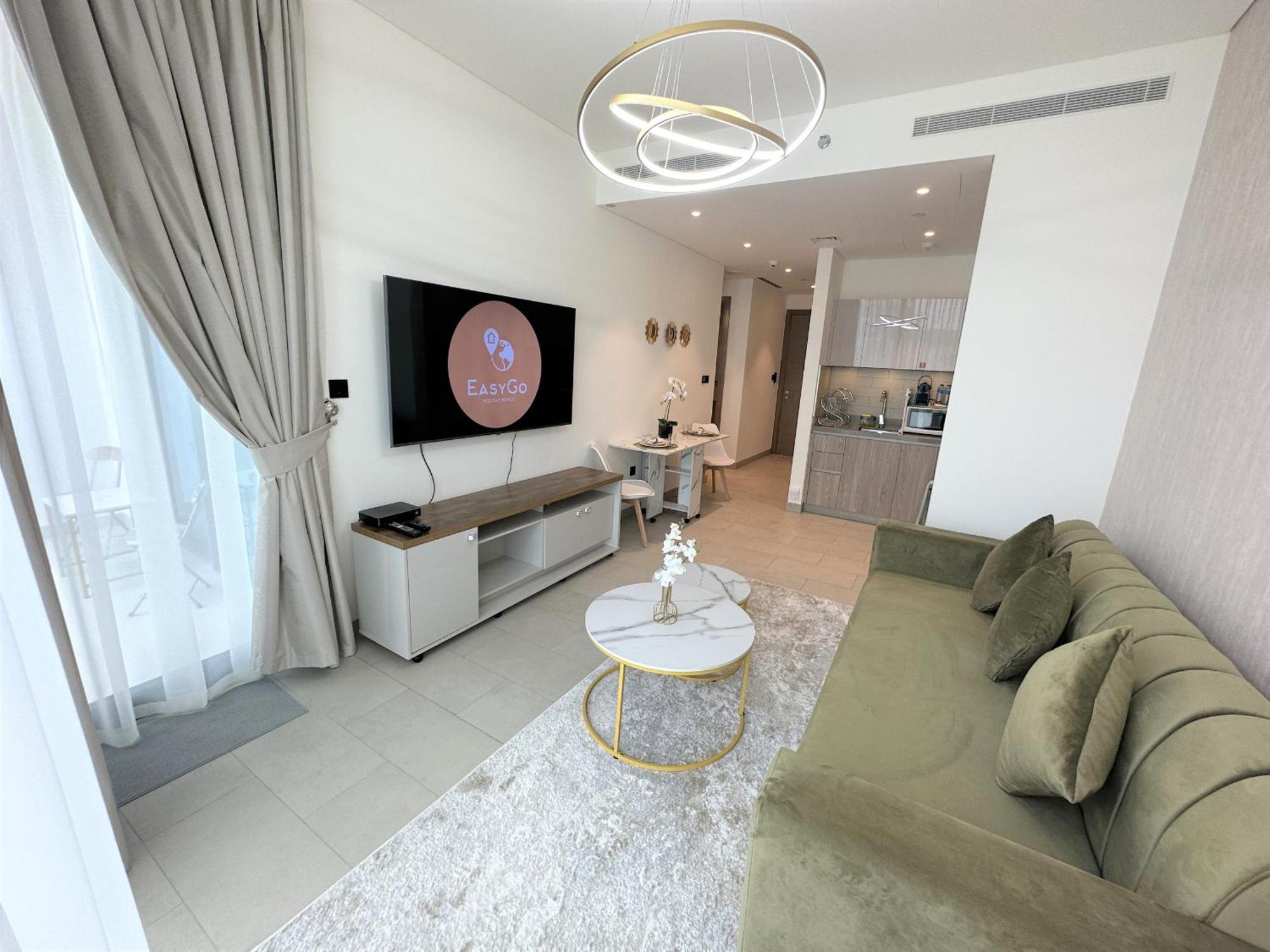 Apartment Easygo - Sobha Waves 1 Bedroom & Study Modern