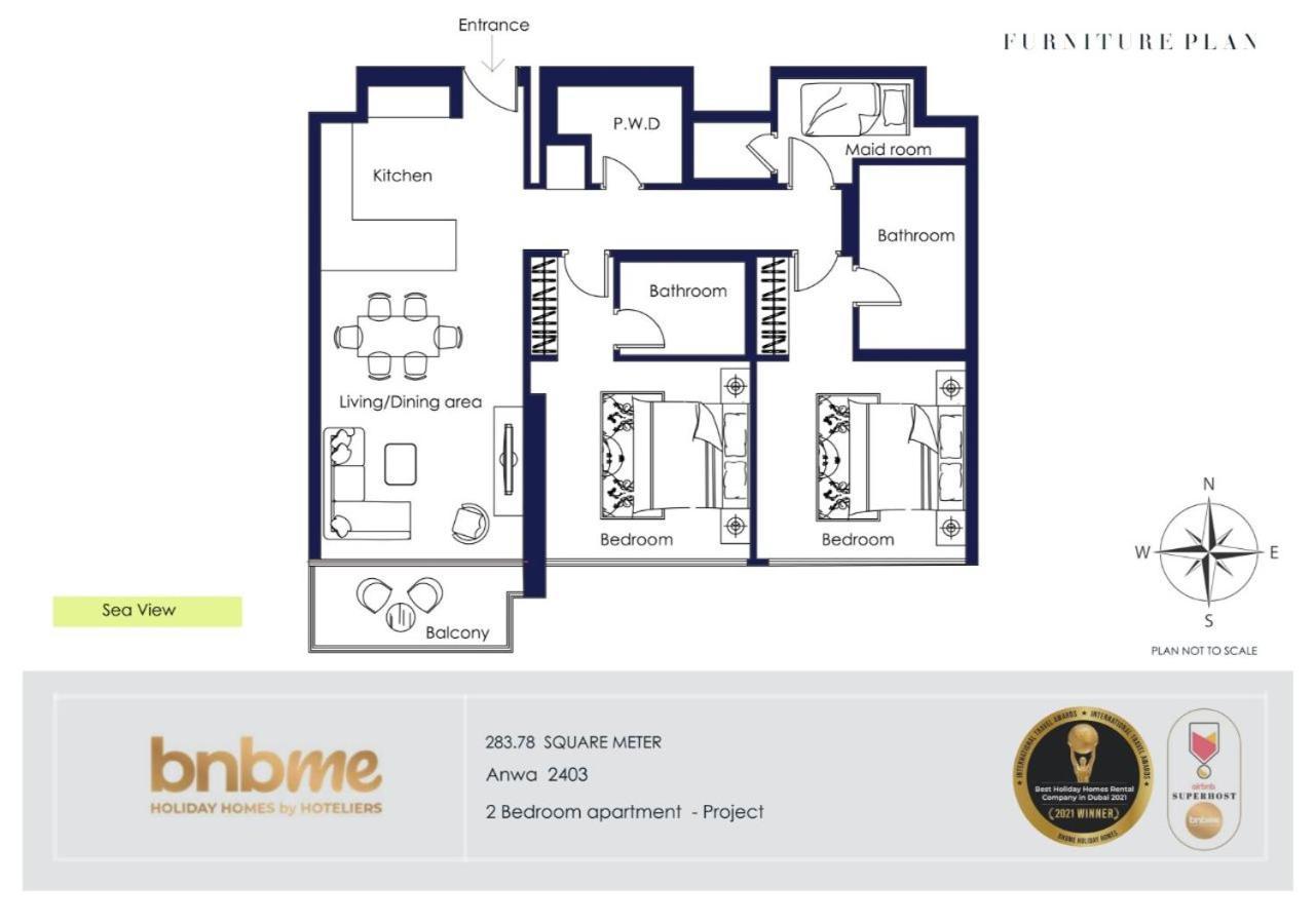 Bnbmehomes - Anwa Dubai