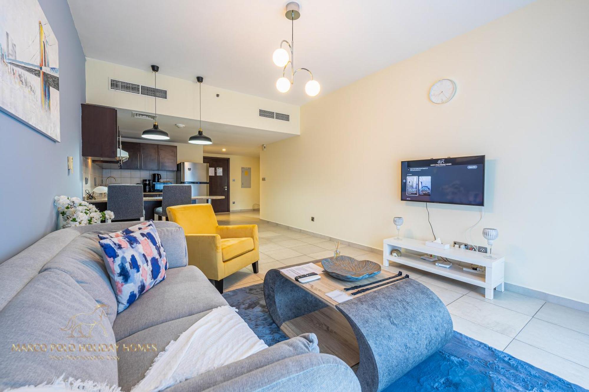 Marco Polo - Striking Views At Jlt , 1 Bedroom 2 Balconies Daire *