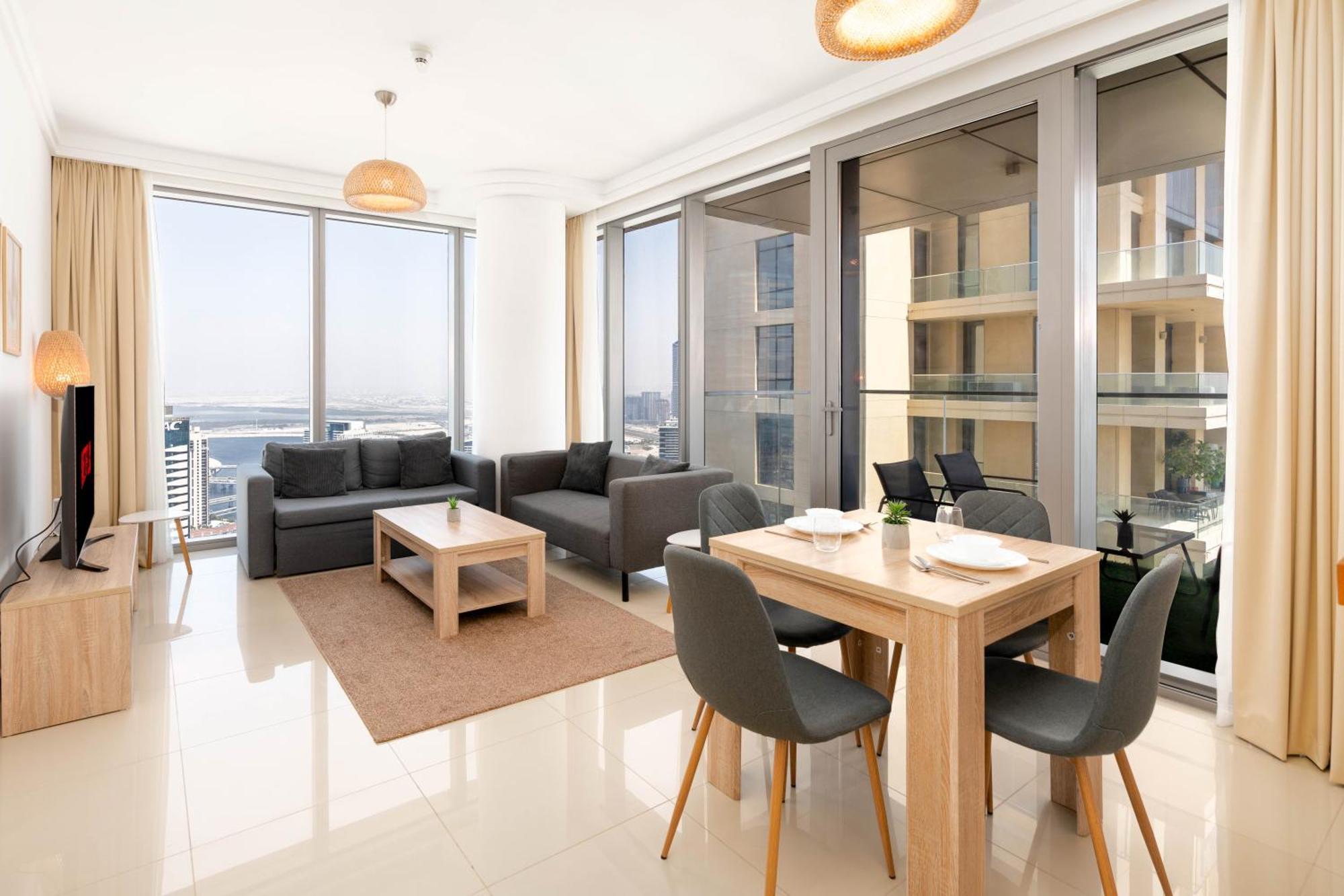 Unified Vacation Homes-1 Bed Apt With Stunning View-high Floor-free Pool Gym Apartment *