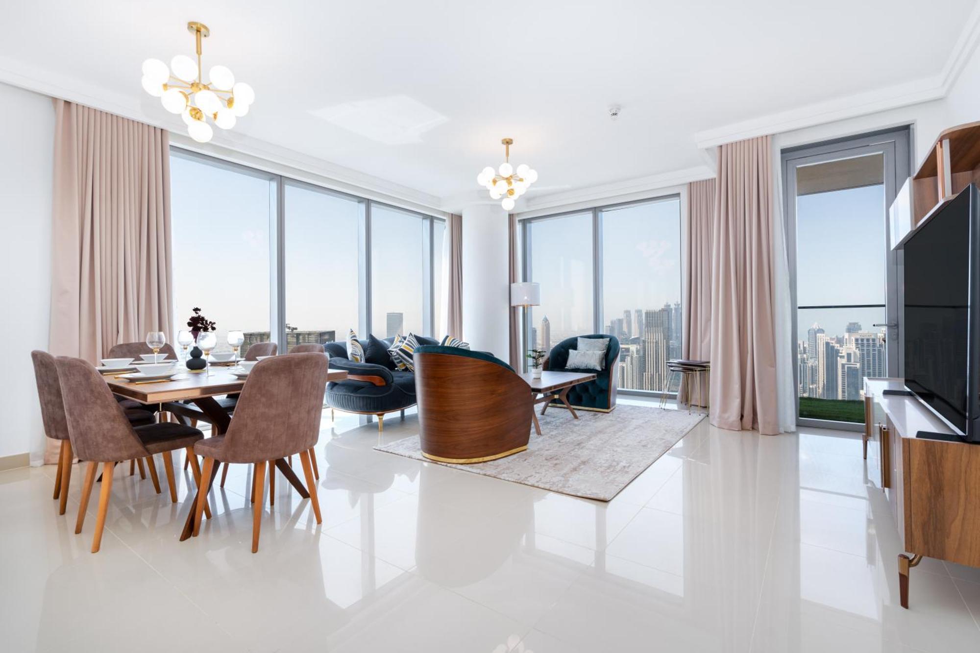 Lux Apt-burj View Opp. Dxb Mall Apartamento