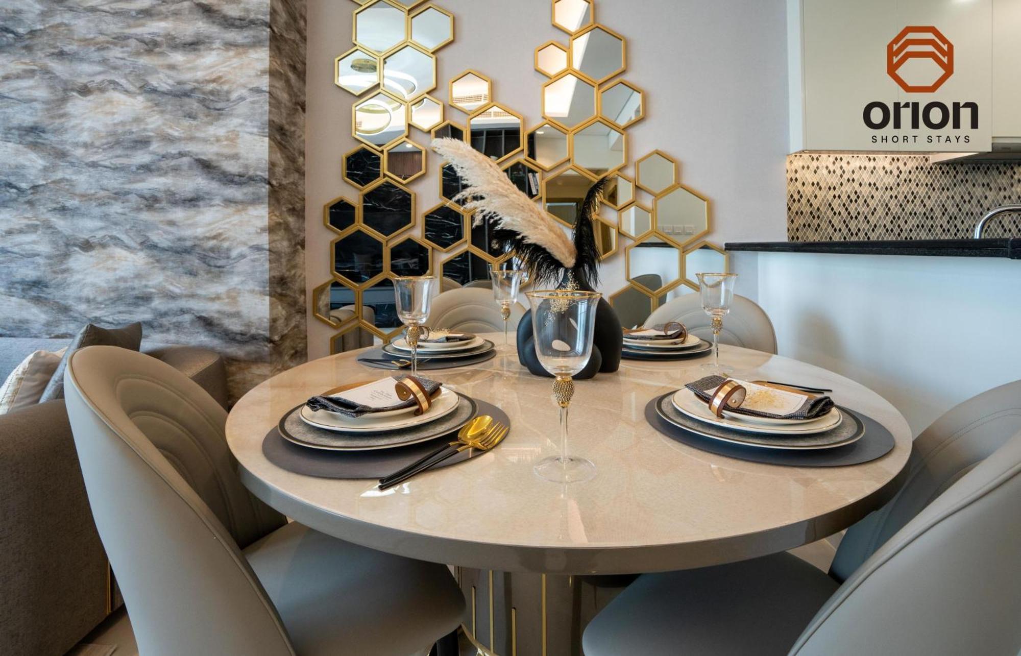 Paramount Skyline: Luxe 2-bed With Burj Views And Rooftop Oasis Apartment