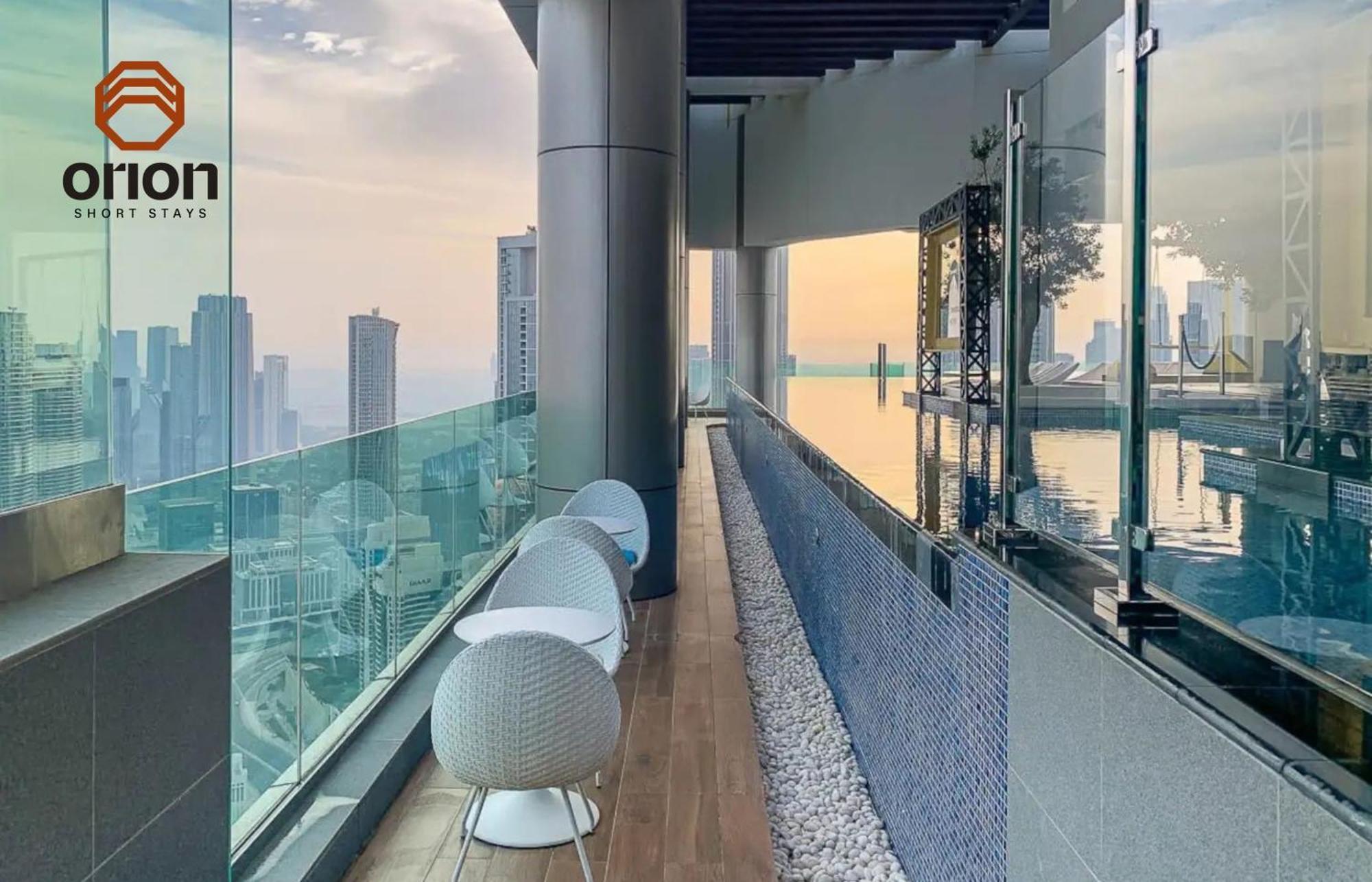 Apartment Paramount Skyline: Luxe 2-bed With Burj Views And Rooftop Oasis *