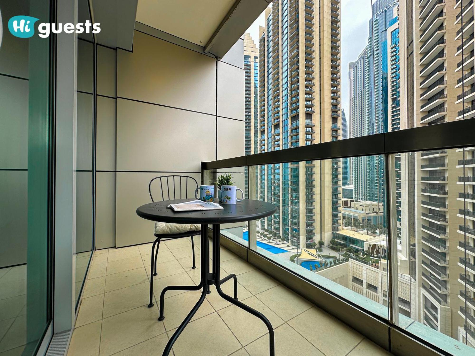 Apartamento Higuests - Royal 2br With Balcony Near Burj Khalifa Dubai