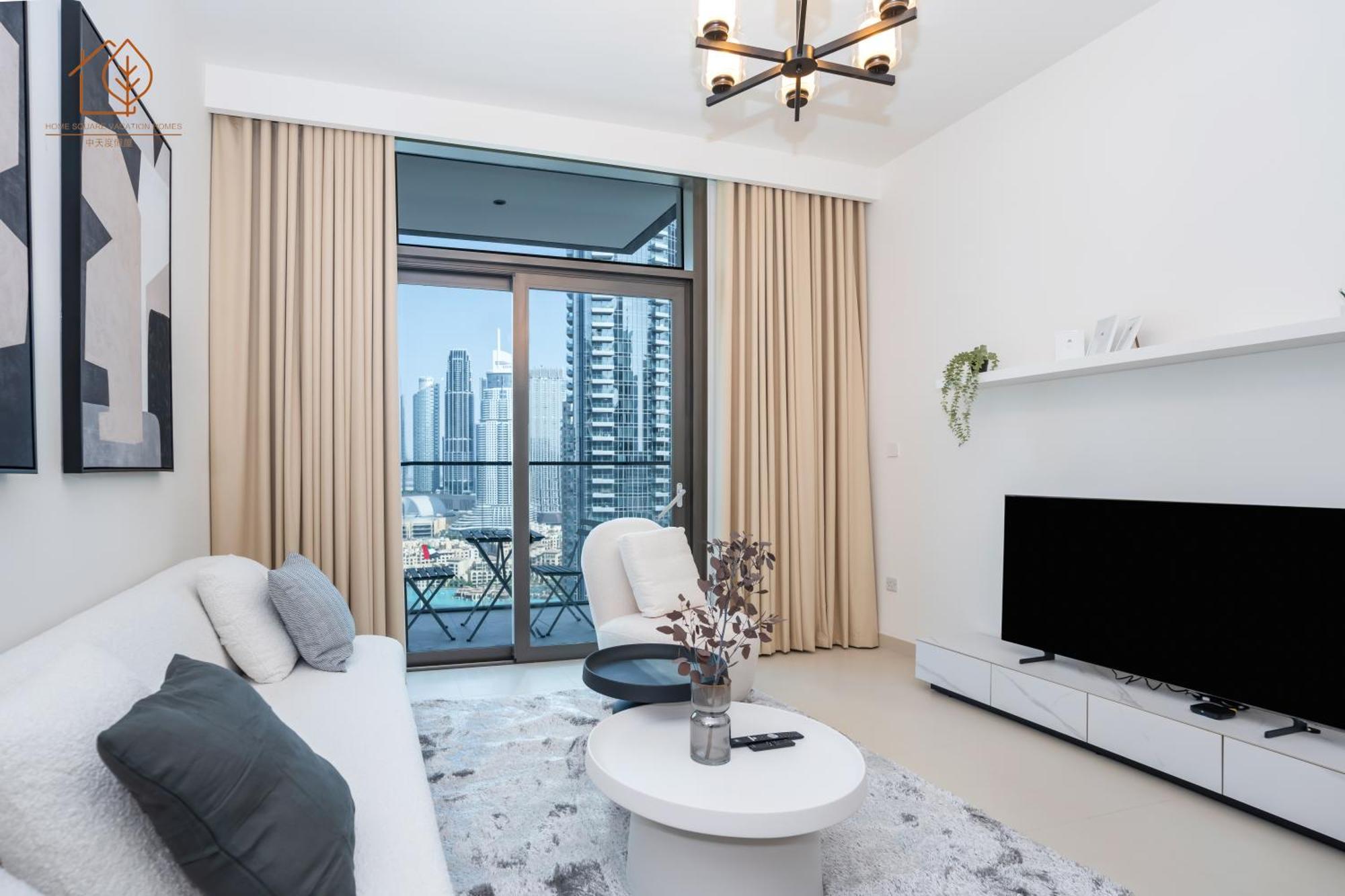 Family From High Floor Burj Khalifa Views 183bc-3 Apartment *