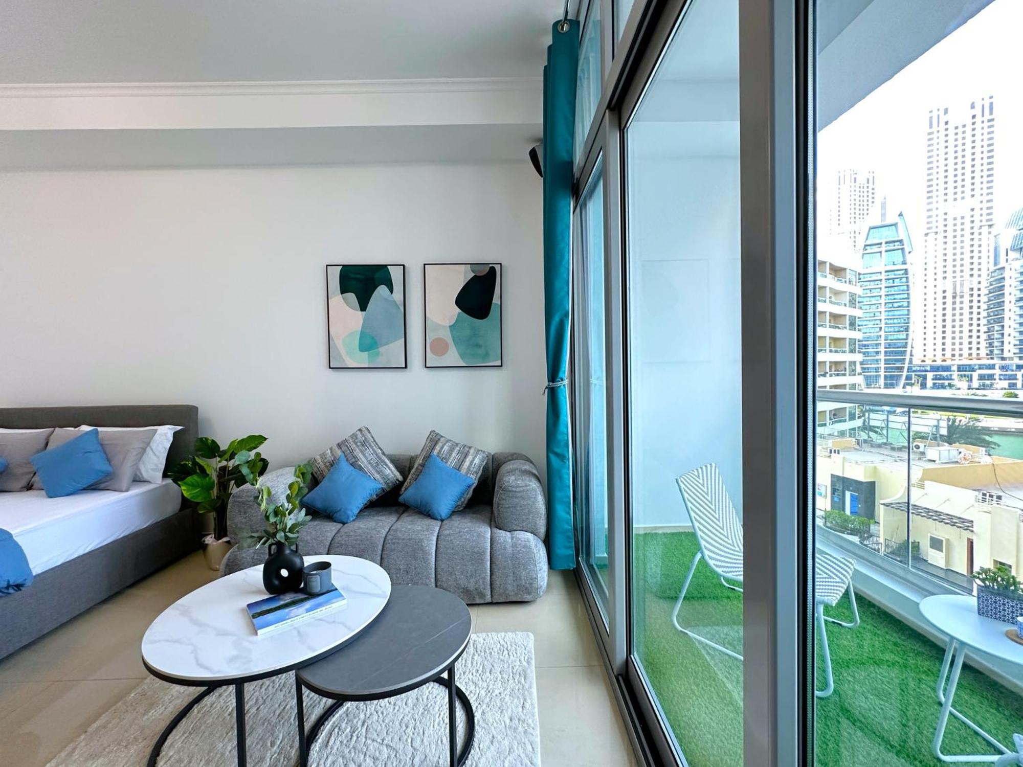 Apartamento Lxury Brand New W/ Balcony And Marina View