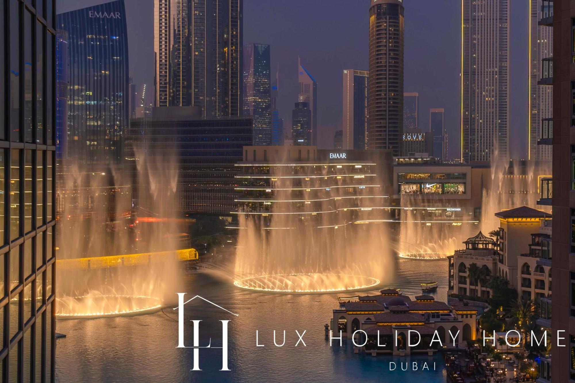 Lux The Stunning Fountain View Apartment Dubai
