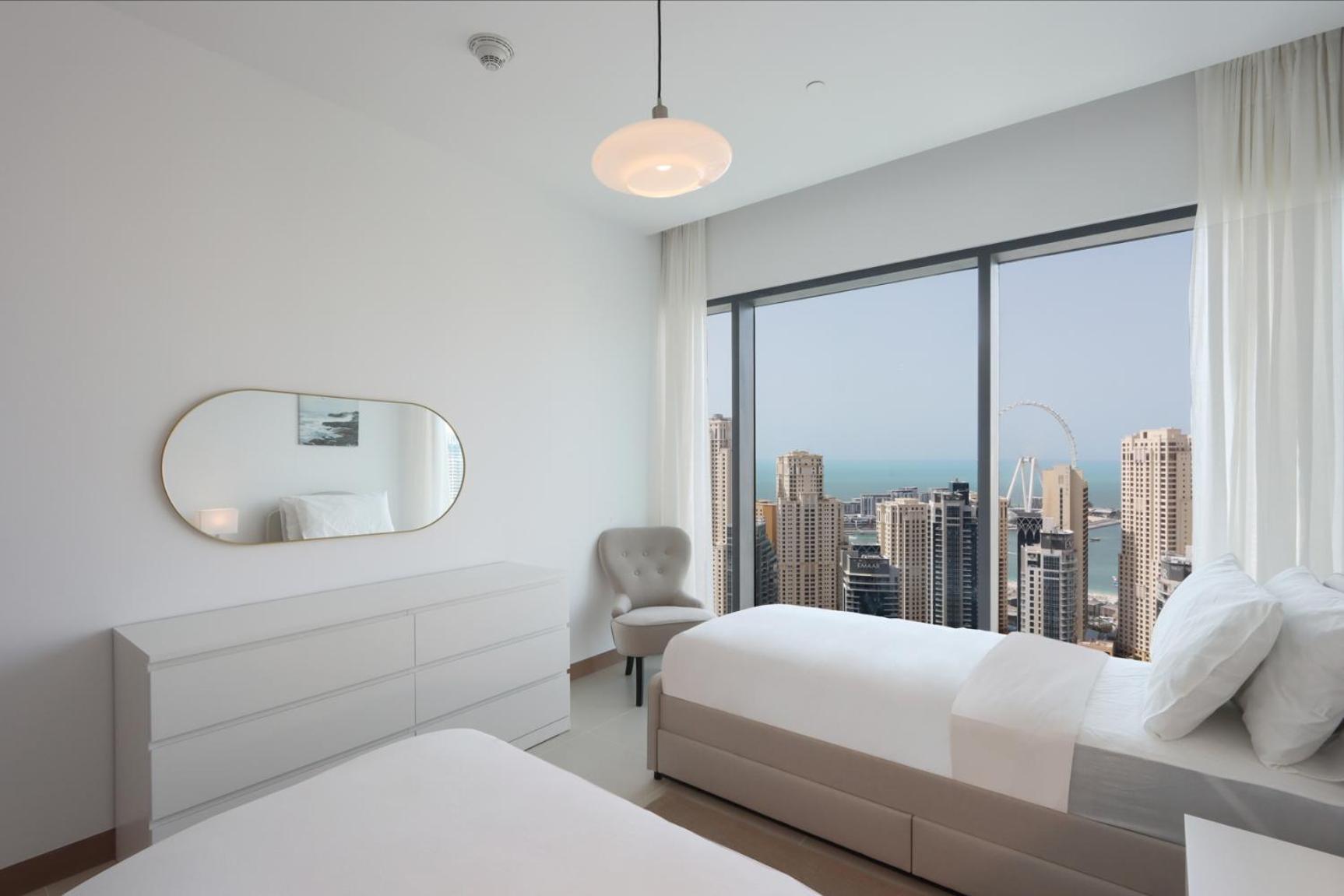 Livbnb - 3br Heaven With Sea, Sunset View In Vida Dubai
