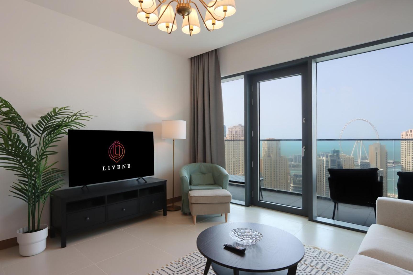 Apartment Livbnb - 3br Heaven With Sea, Sunset View In Vida Dubai