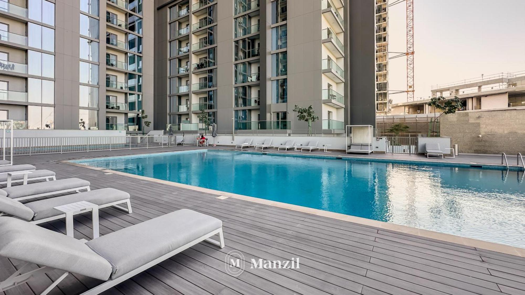 Manzil - 2br In Sobha Creek With Burj View