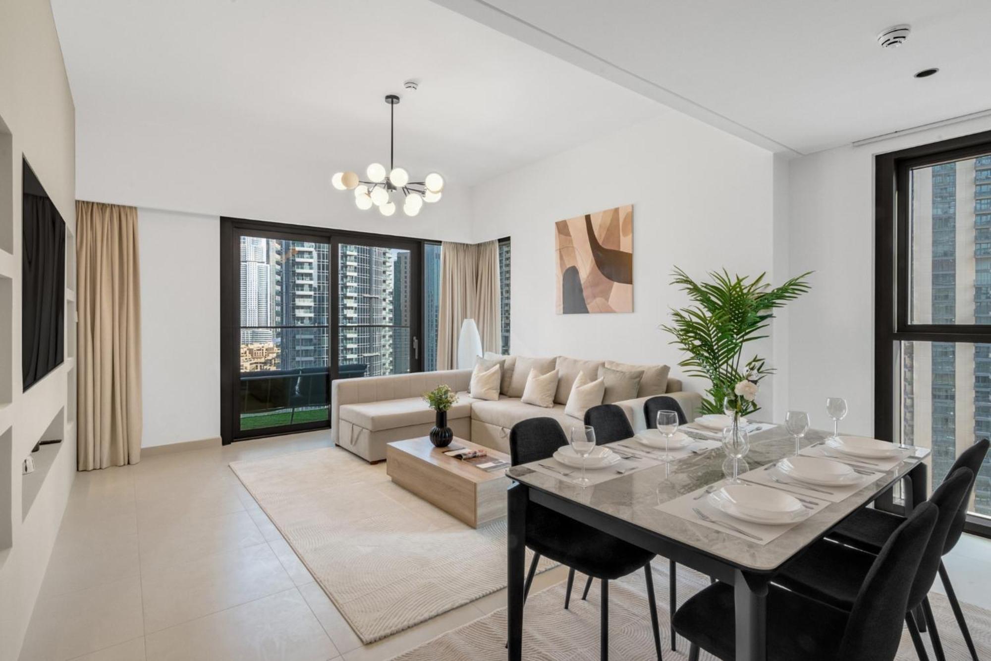 Apartment Incredible Burj Khalifa & Opera View Dubai