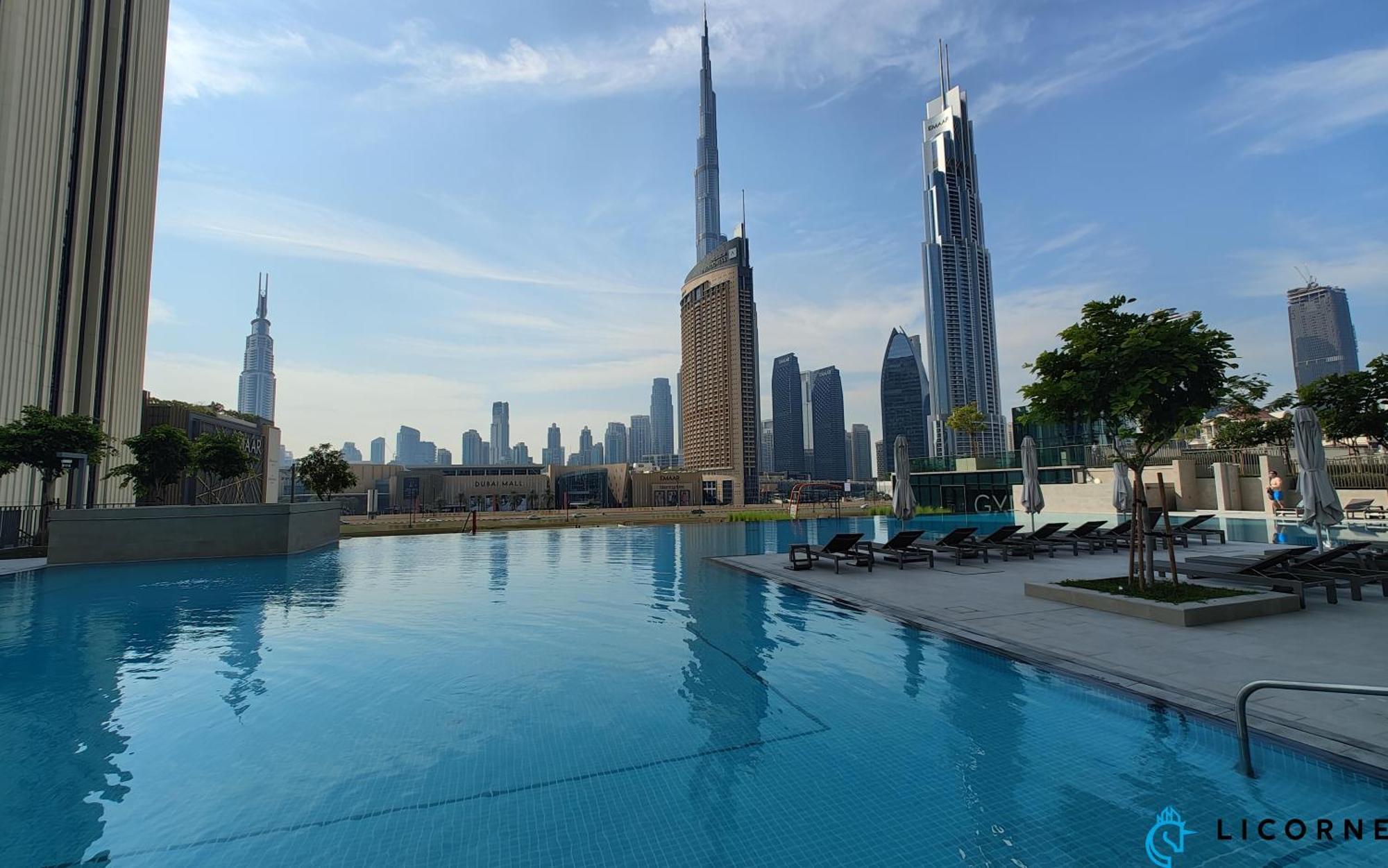 Daire Brand New Modern 2br Retreat, Walk To Mall - Downtown Views Ll Dubai