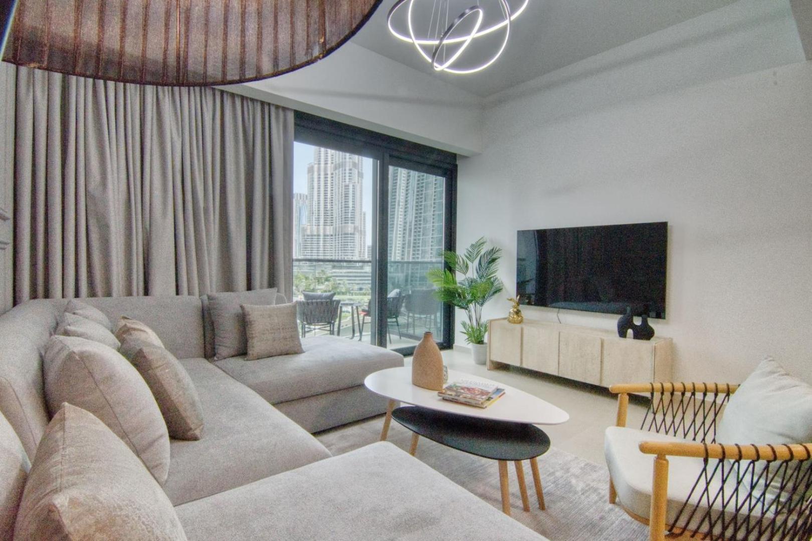 Full Burj Khalifa View - Two Balconies Apartment Dubai