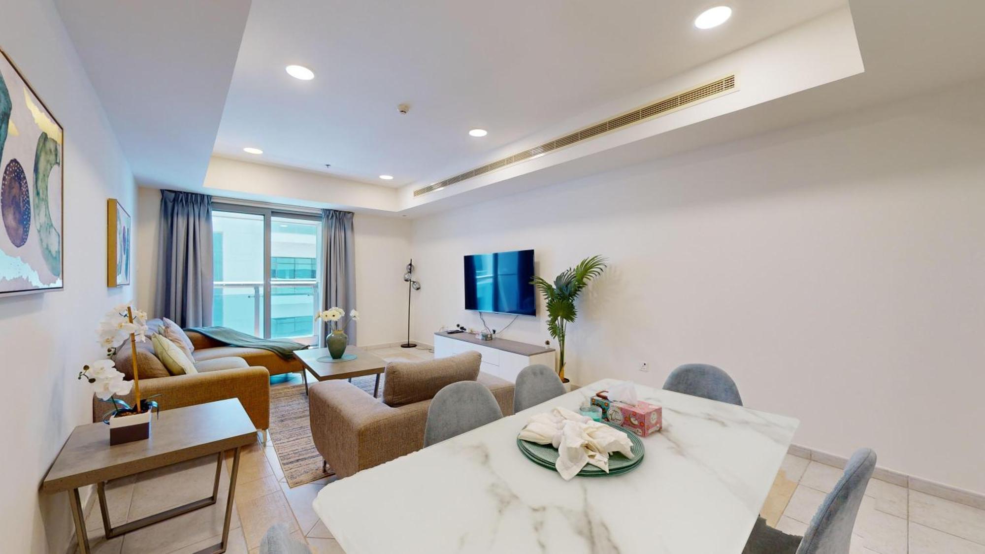 Apartment 50 Percent Offer ! Iconic Princess Tower ! 64th Floor ! Sea View & Marina Walk View ! 3min To Marina Beach & Tram ! Spacious Dubai