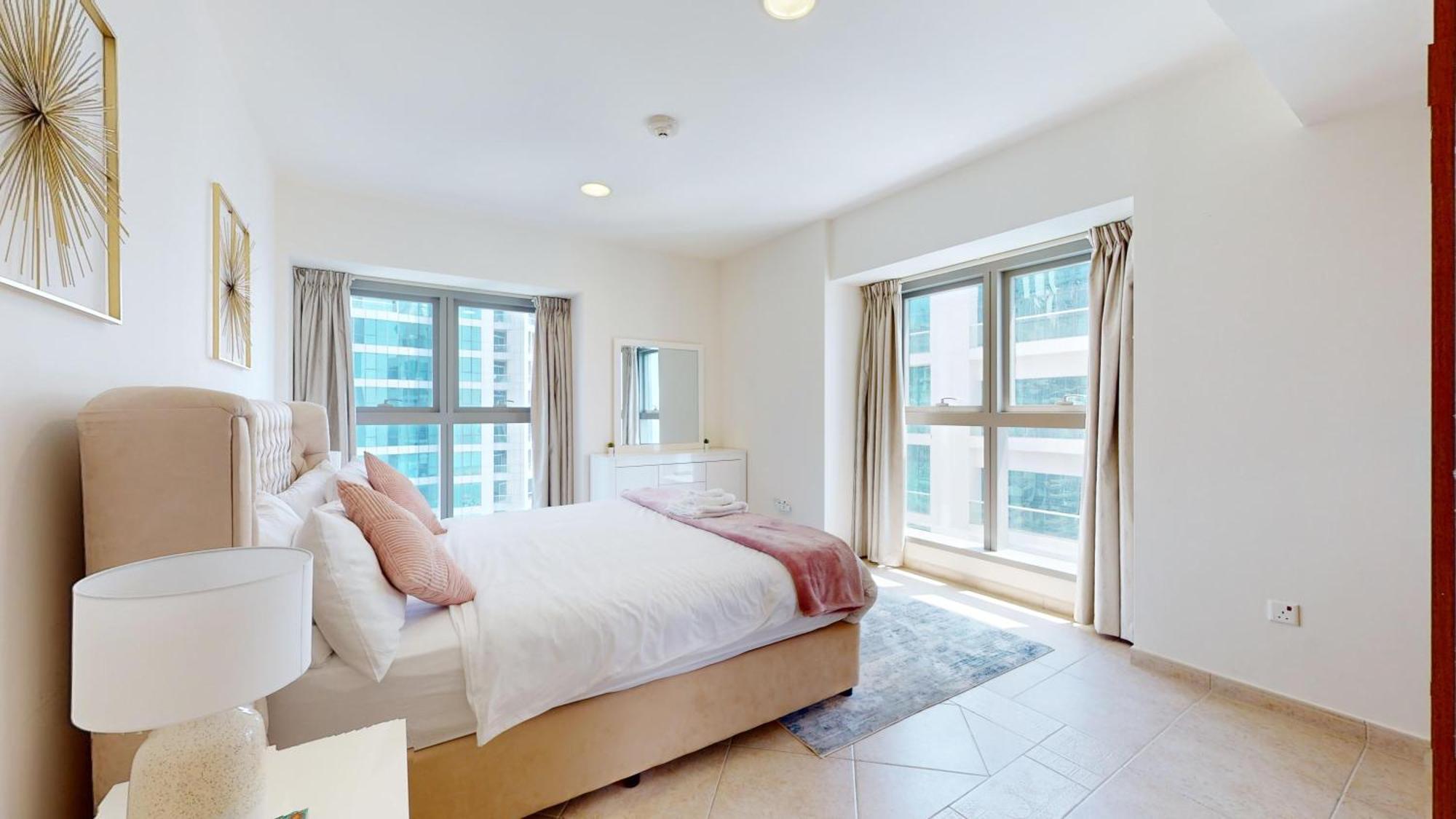 50 Percent Offer ! Iconic Princess Tower ! 64th Floor ! Sea View & Marina Walk View ! 3min To Marina Beach & Tram ! Spacious