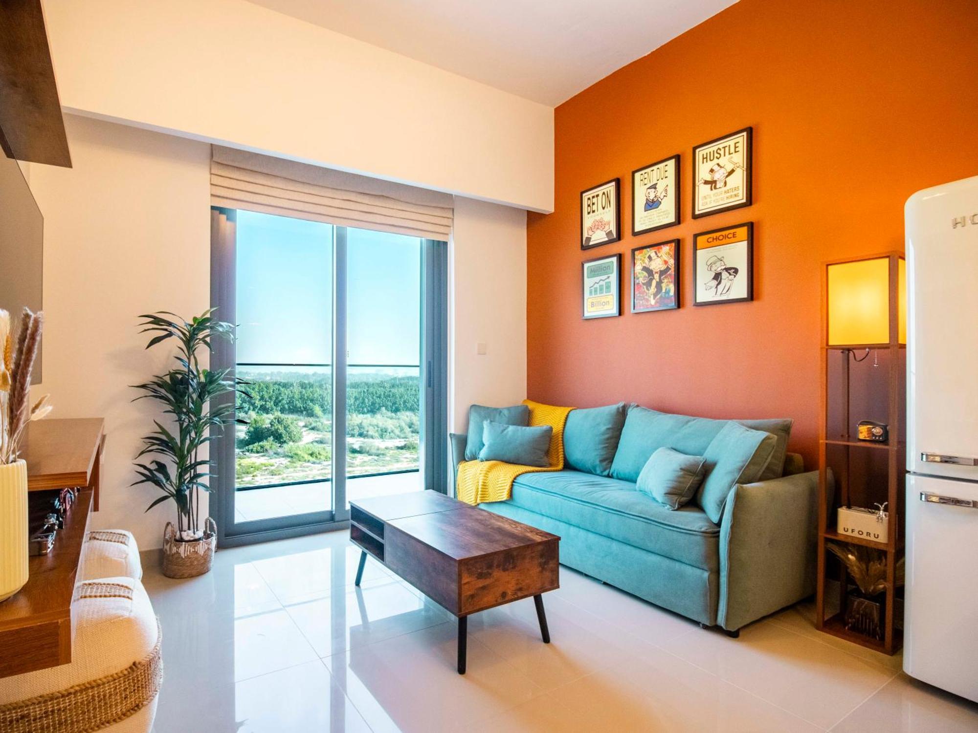Daire Luxury 1-bedroom Hideaway In Meydan *