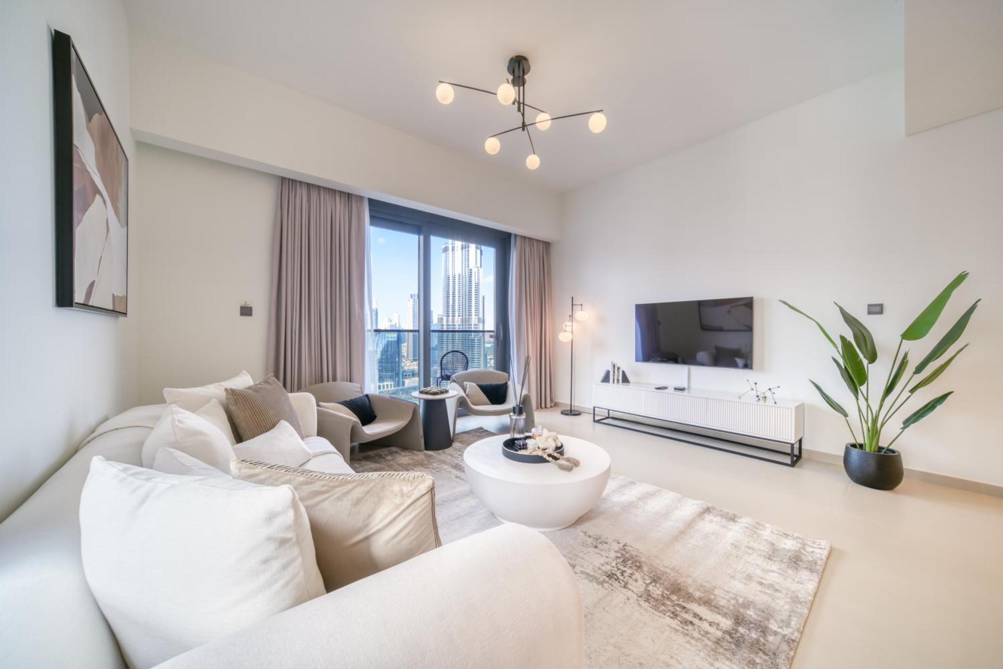 Apartment Downtown Luxury - Stunning Burj Khalifa View - 5 Minutes Walk To Mall Dubai