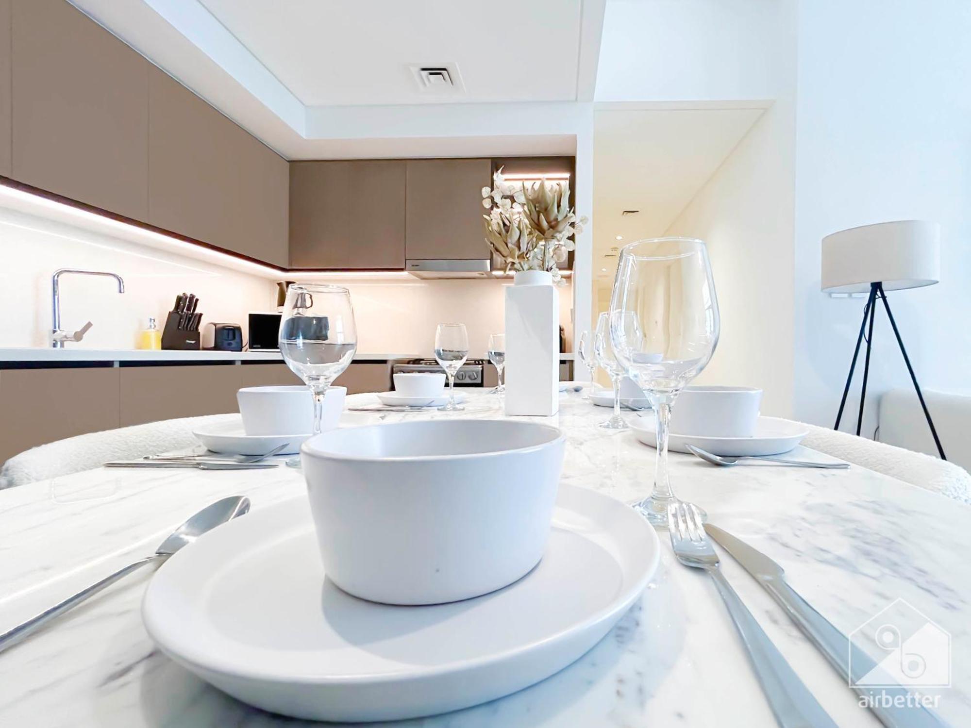 Daire Luxury Burj Crown 4bedroom Balcony & Downtown View *
