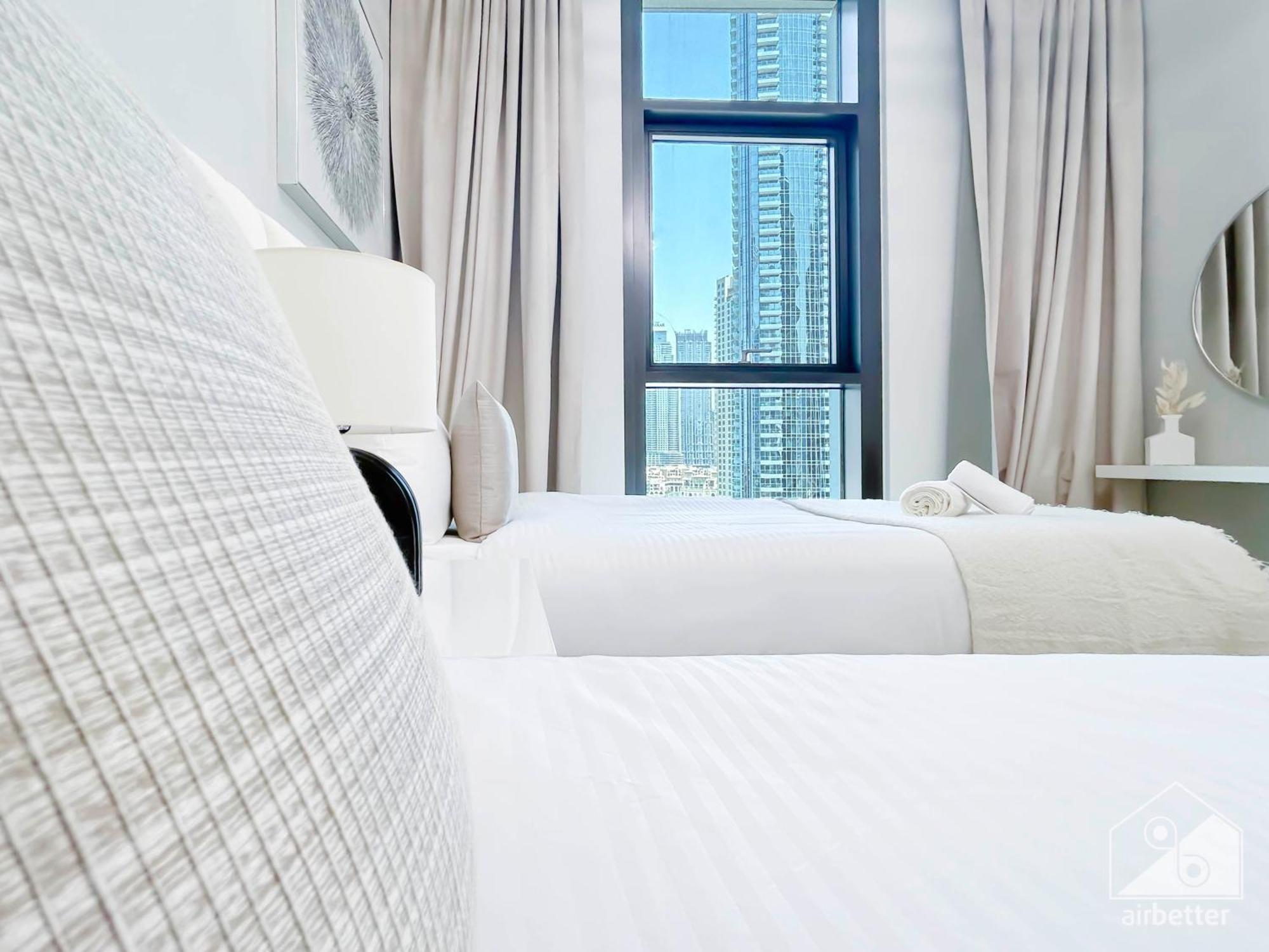 Luxury Burj Crown 4bedroom Balcony & Downtown View Daire Dubai