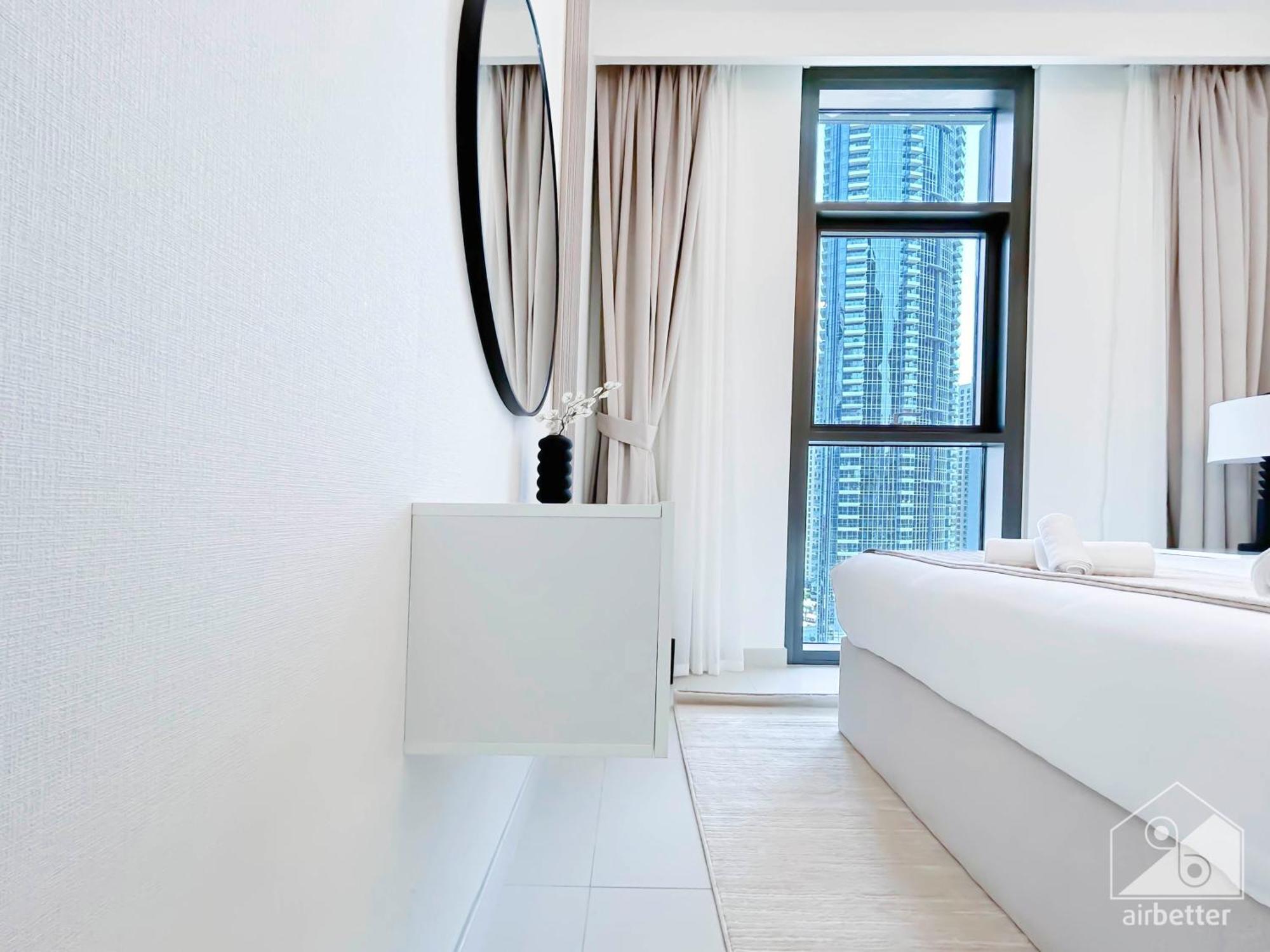 Luxury Burj Crown 4bedroom Balcony & Downtown View Daire