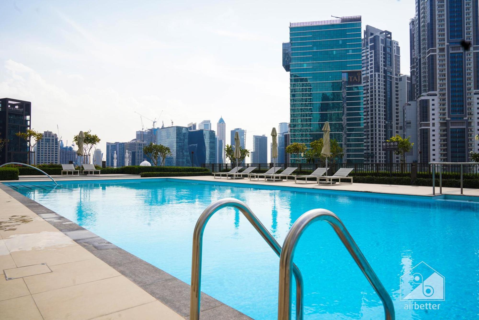 Luxury Burj Crown 4bedroom Balcony & Downtown View Daire *