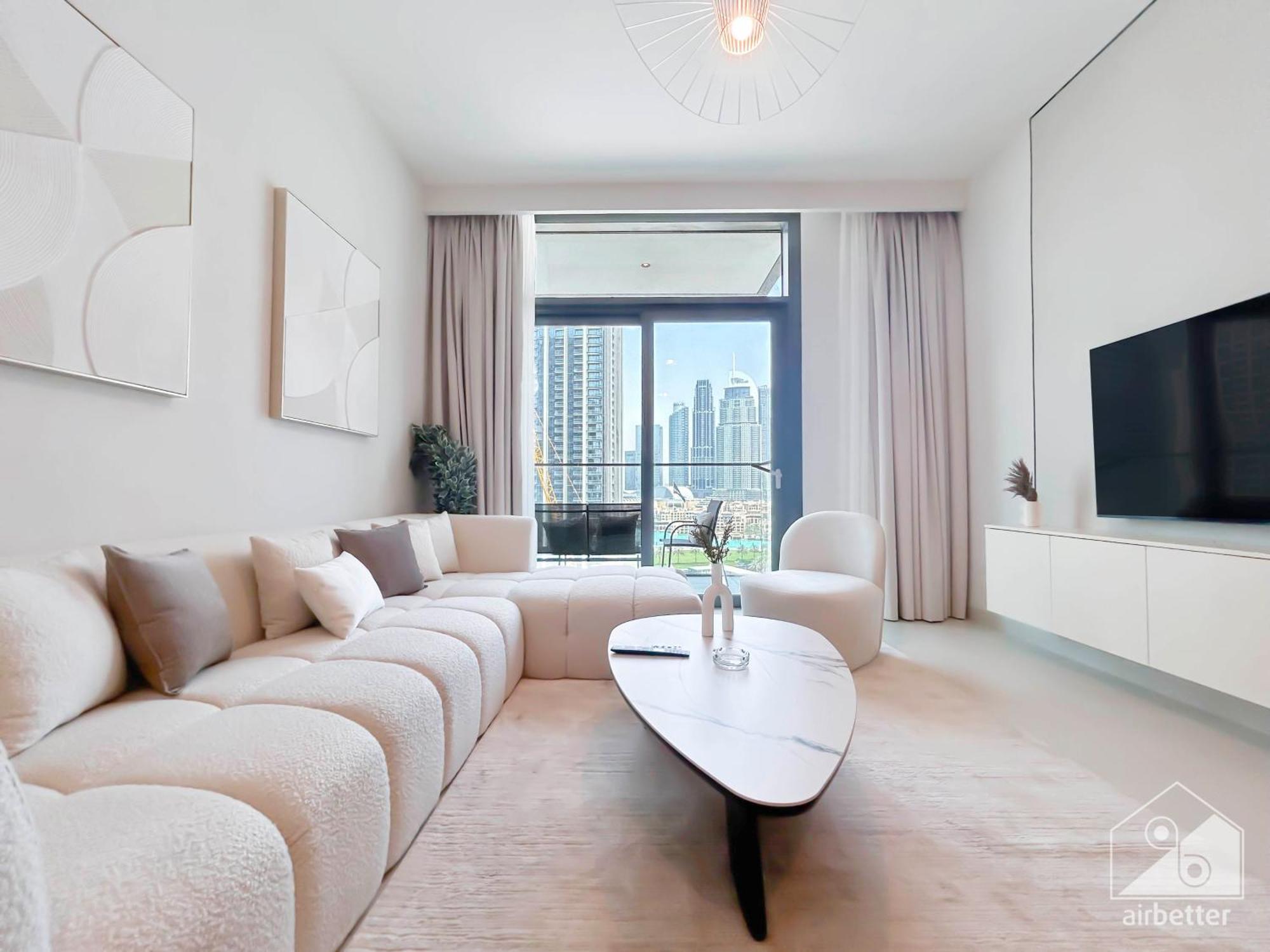Luxury Burj Crown 4bedroom Balcony & Downtown View