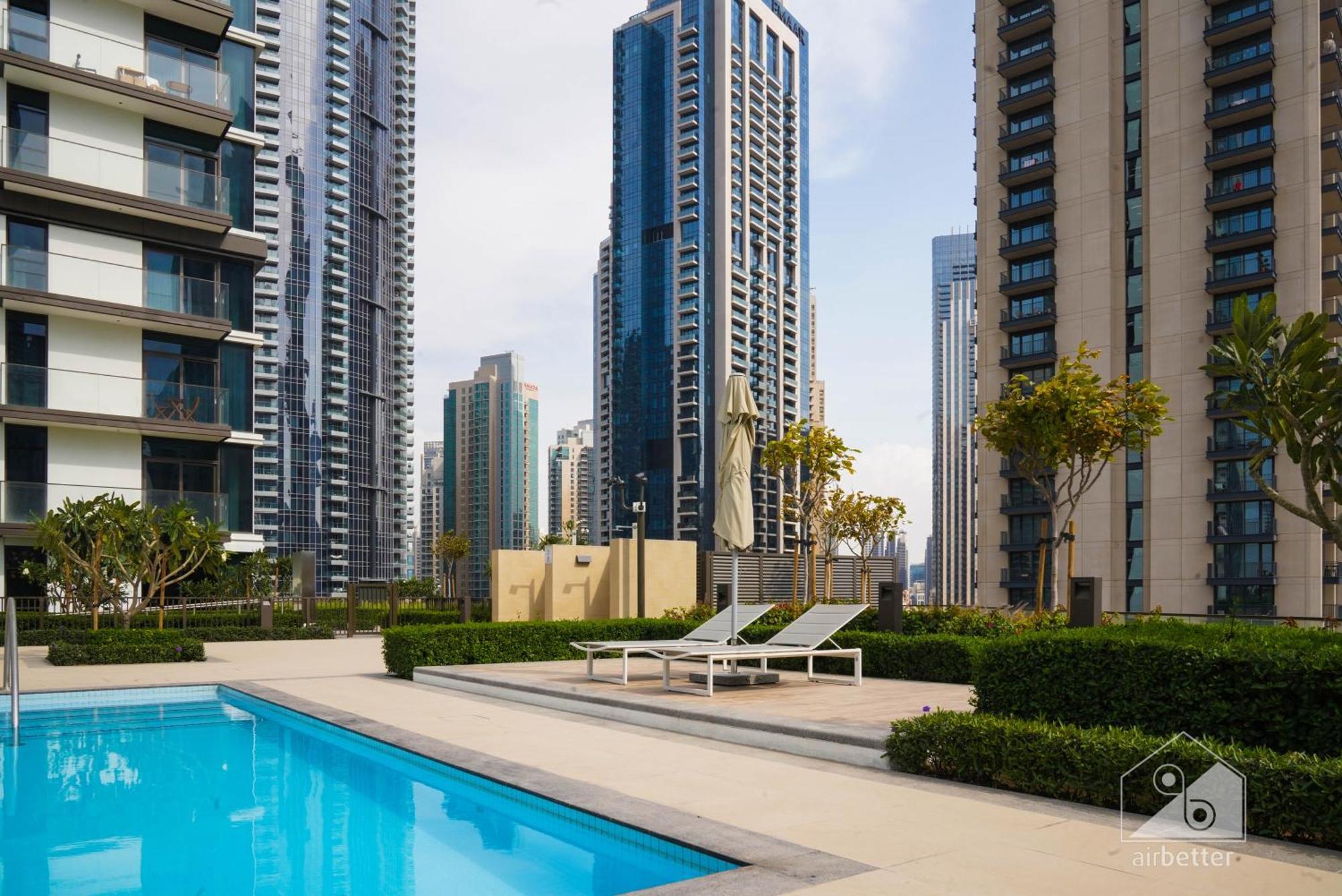 Luxury Burj Crown 4bedroom Balcony & Downtown View Daire Dubai