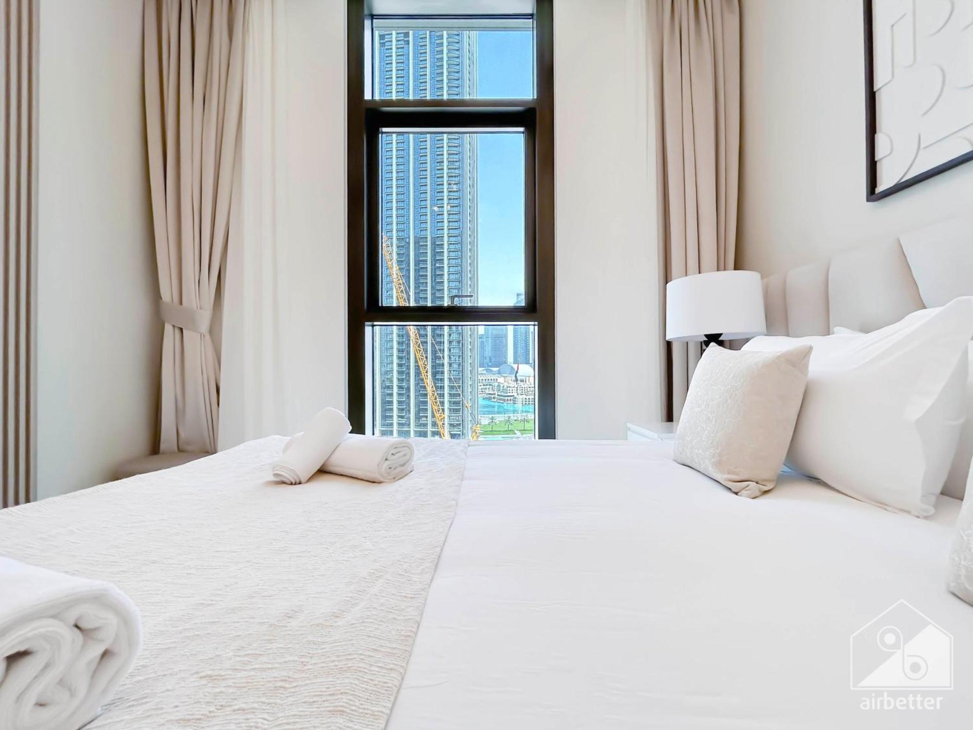 Luxury Burj Crown 4bedroom Balcony & Downtown View *
