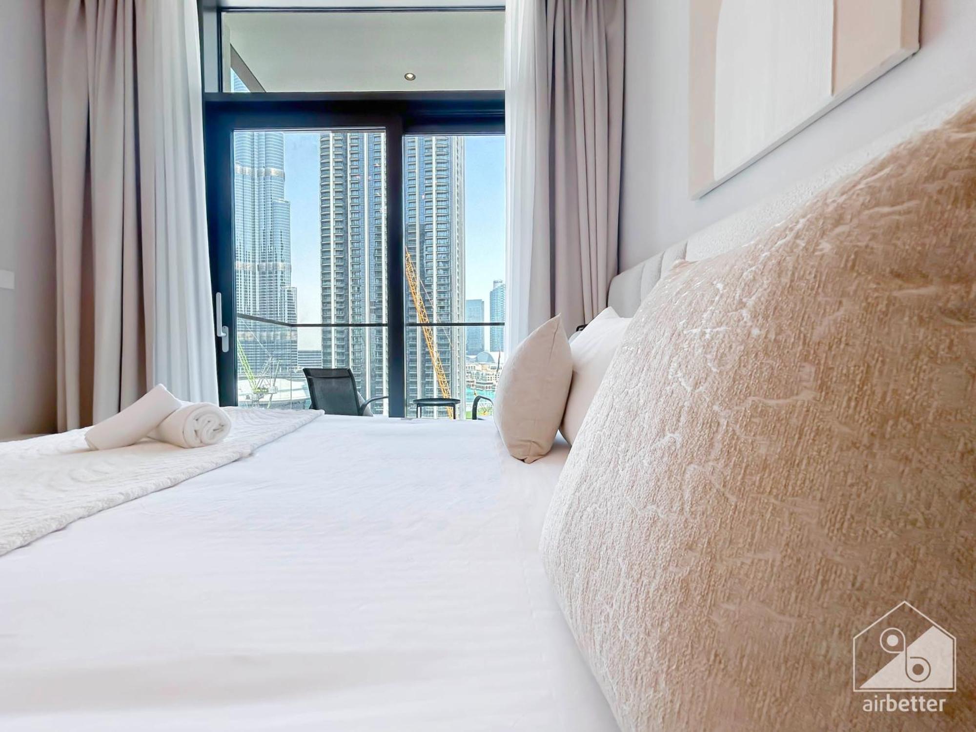 Luxury Burj Crown 4bedroom Balcony & Downtown View